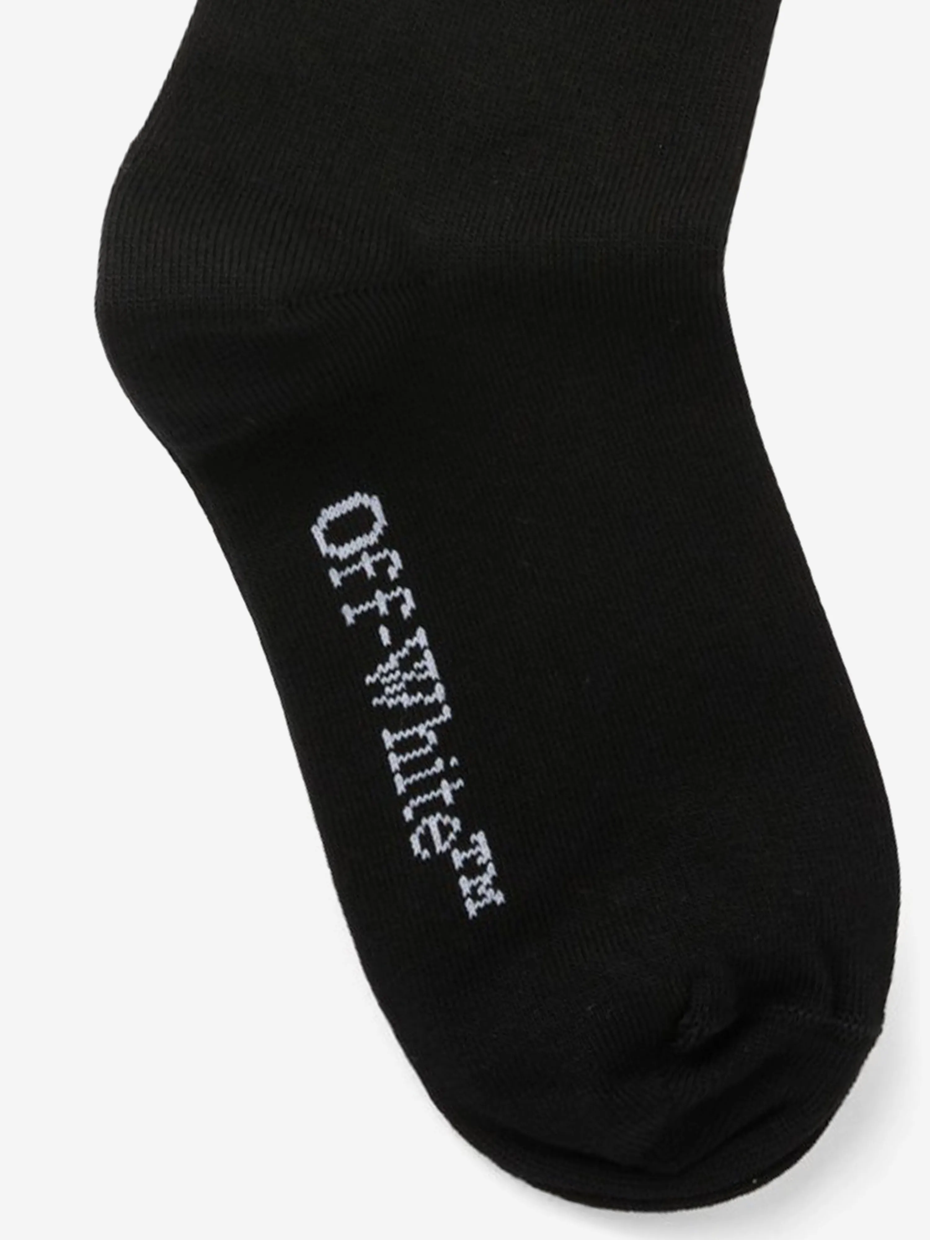 Off-White Kids Arrow Mid High Socks in Black