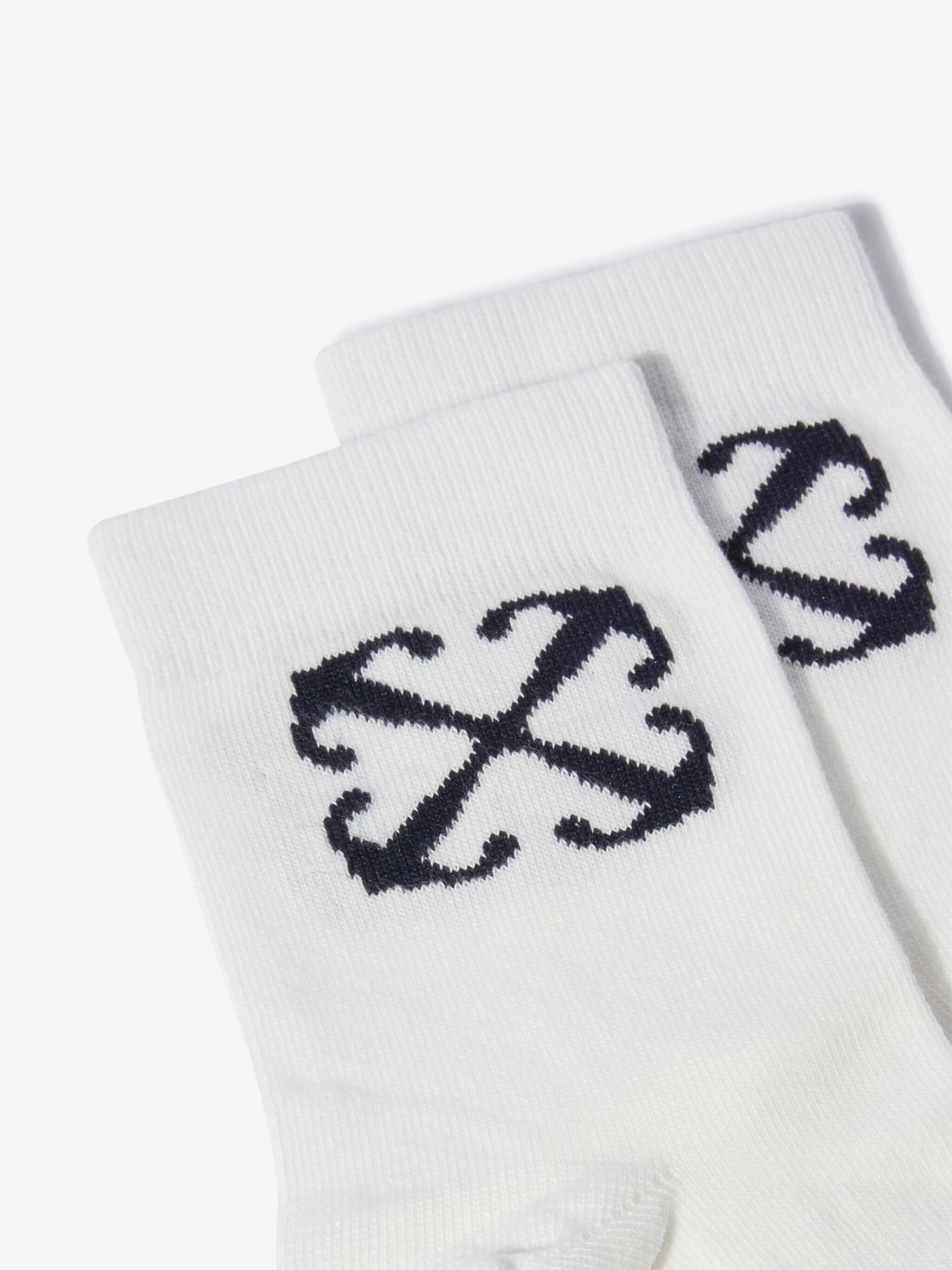 Off-White Kids Arrow Mid High Socks in White