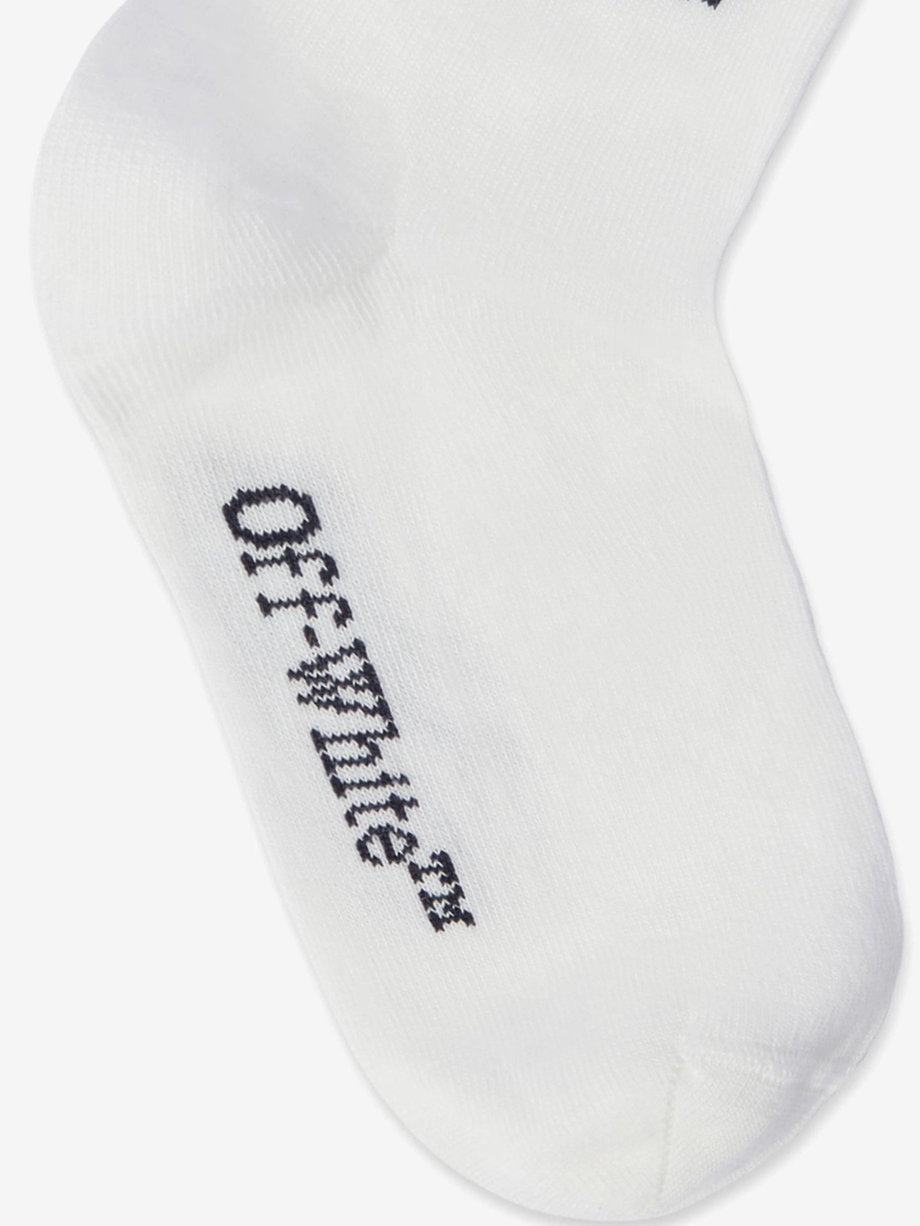 Off-White Kids Arrow Mid High Socks in White