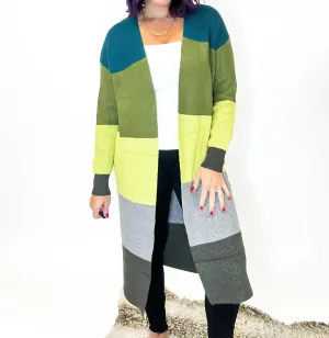 Out Of The Way Cardigan In Multi