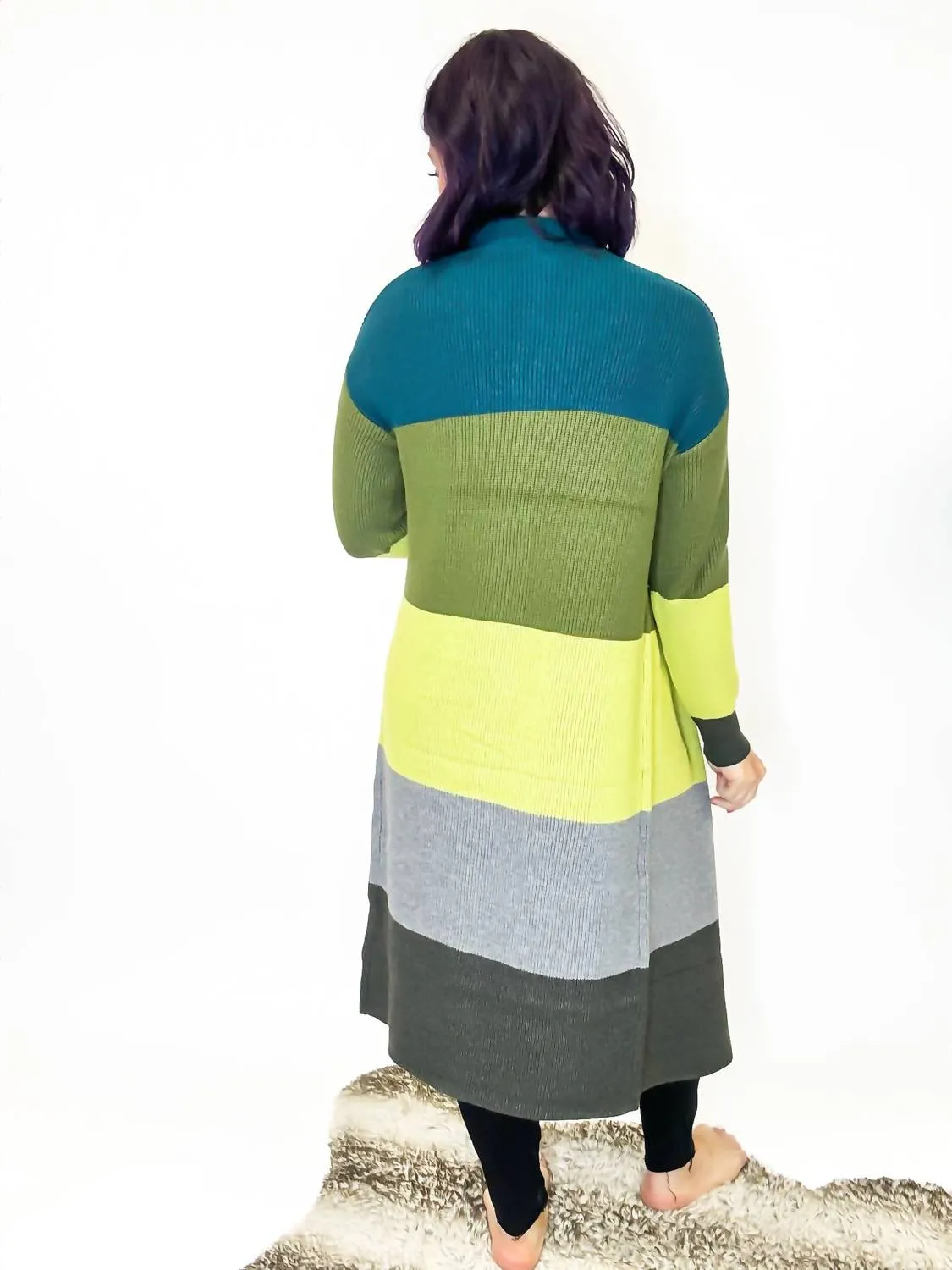 Out Of The Way Cardigan In Multi