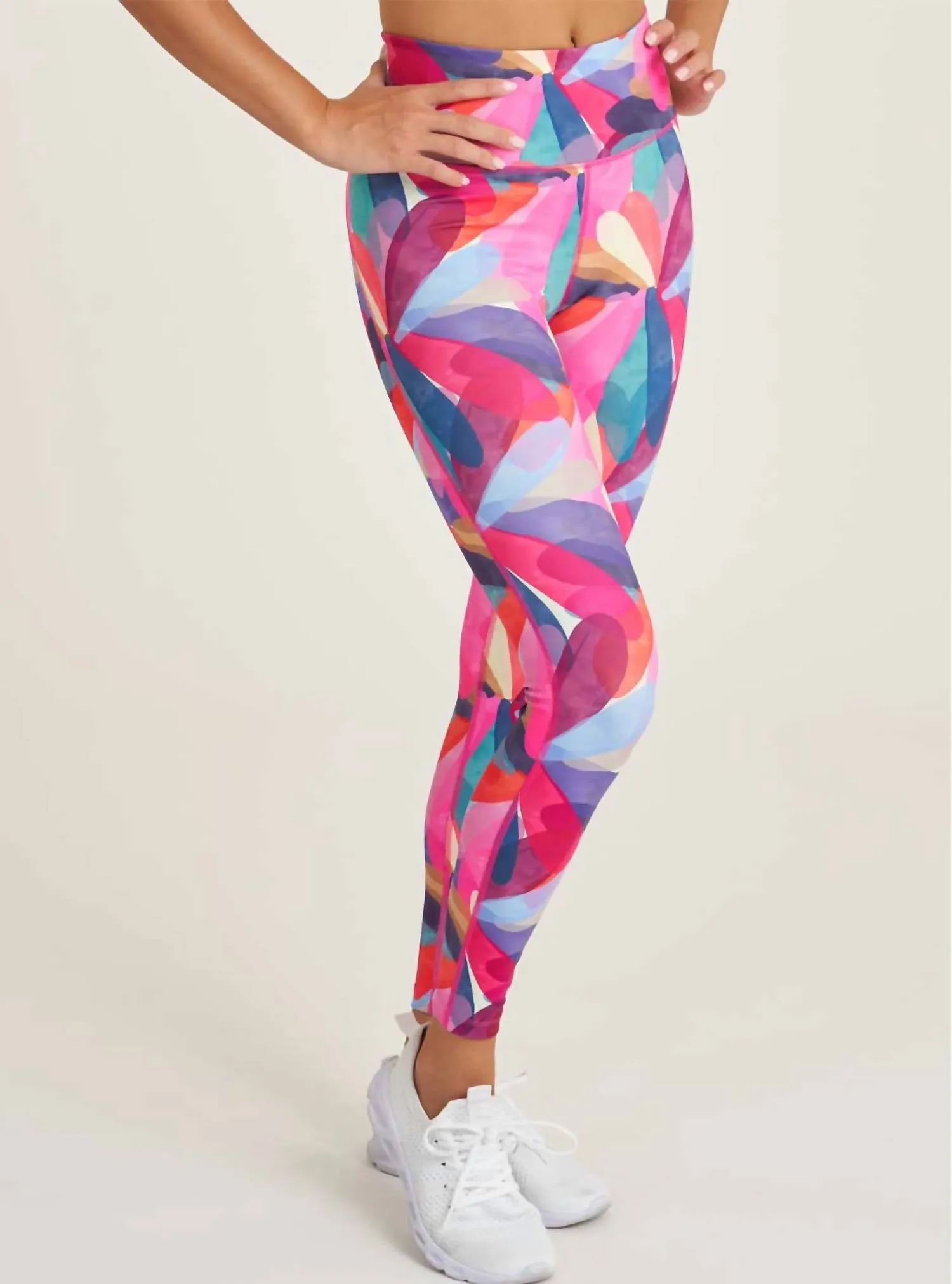 Overlap Pocket 7/8 Leggings In Petal Print