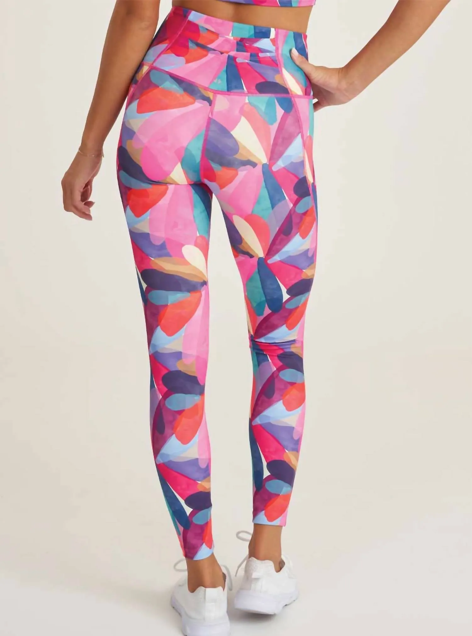 Overlap Pocket 7/8 Leggings In Petal Print