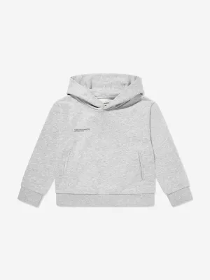 PANGAIA Kids 365 Midweight Hoodie in Grey