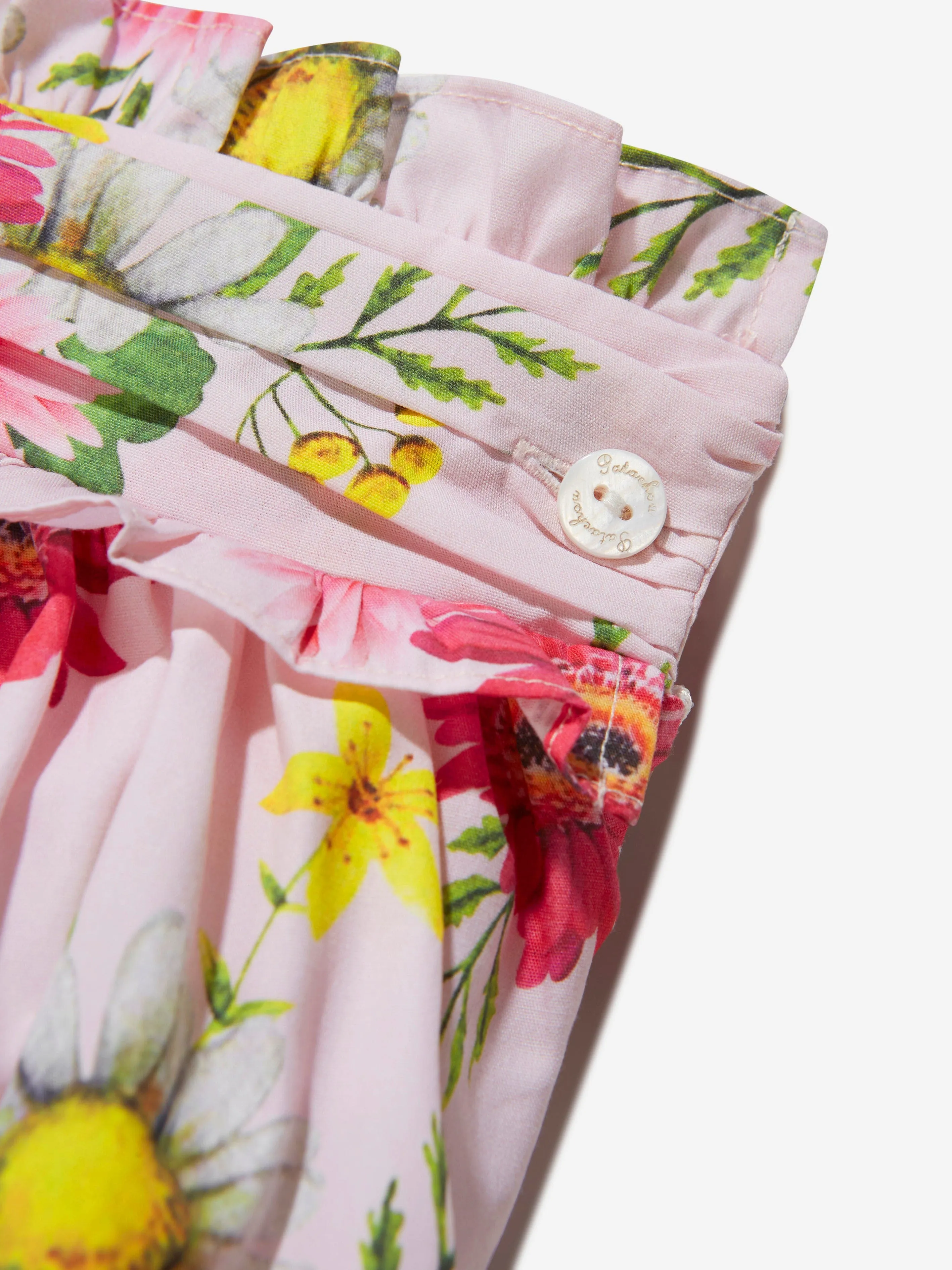 Patachou Girls Cotton Flower Print Skirt