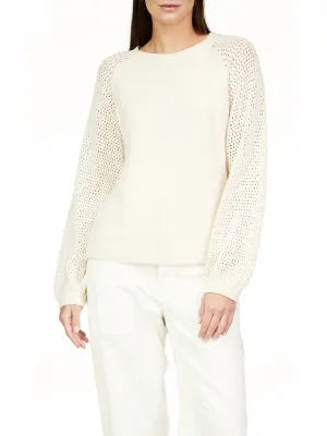 Perfect Moment Sweater In Chalk