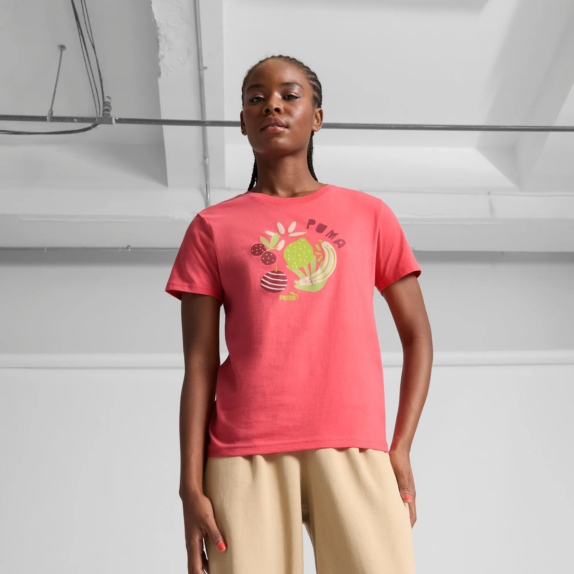 PUMA Women's GRAPHICS Fruity Tee