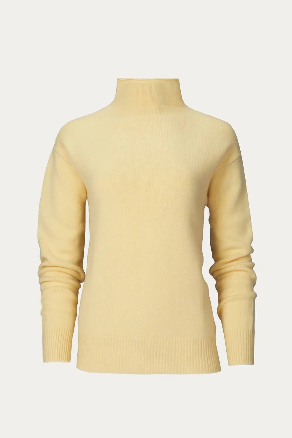 Pure Cashmere Sweater In Margarine