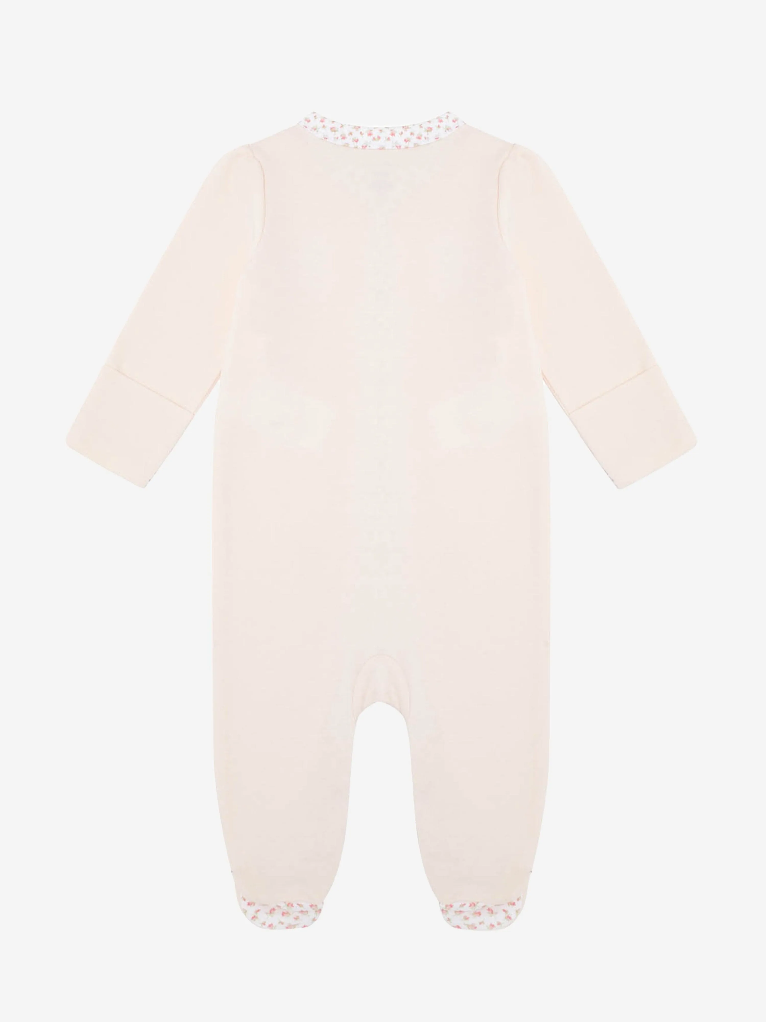 Ralph Lauren Baby Girls Cotton Babygrow in Pink