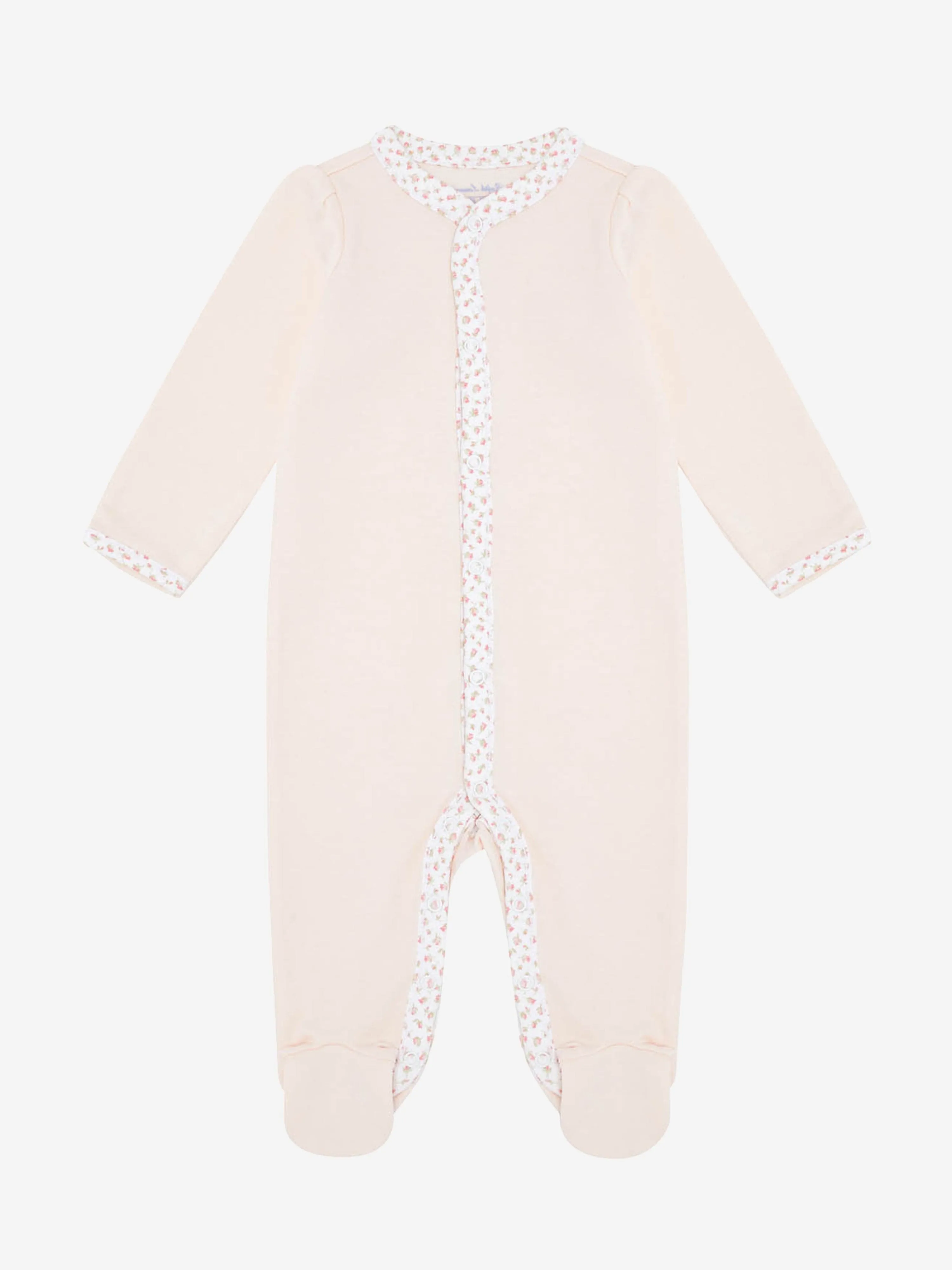 Ralph Lauren Baby Girls Cotton Babygrow in Pink