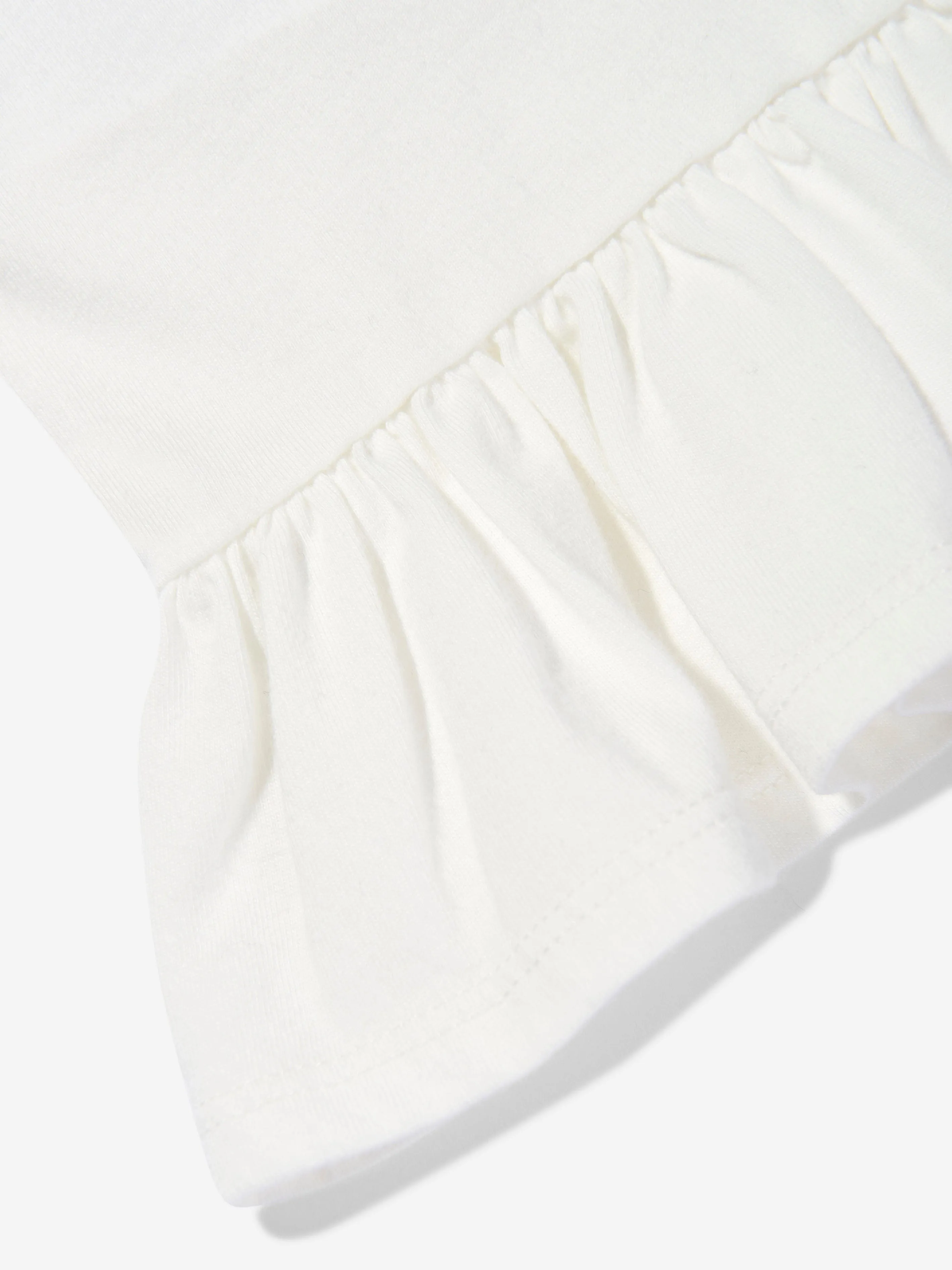 Ralph Lauren Baby Girls Polo Bear Peplum T-Shirt in White