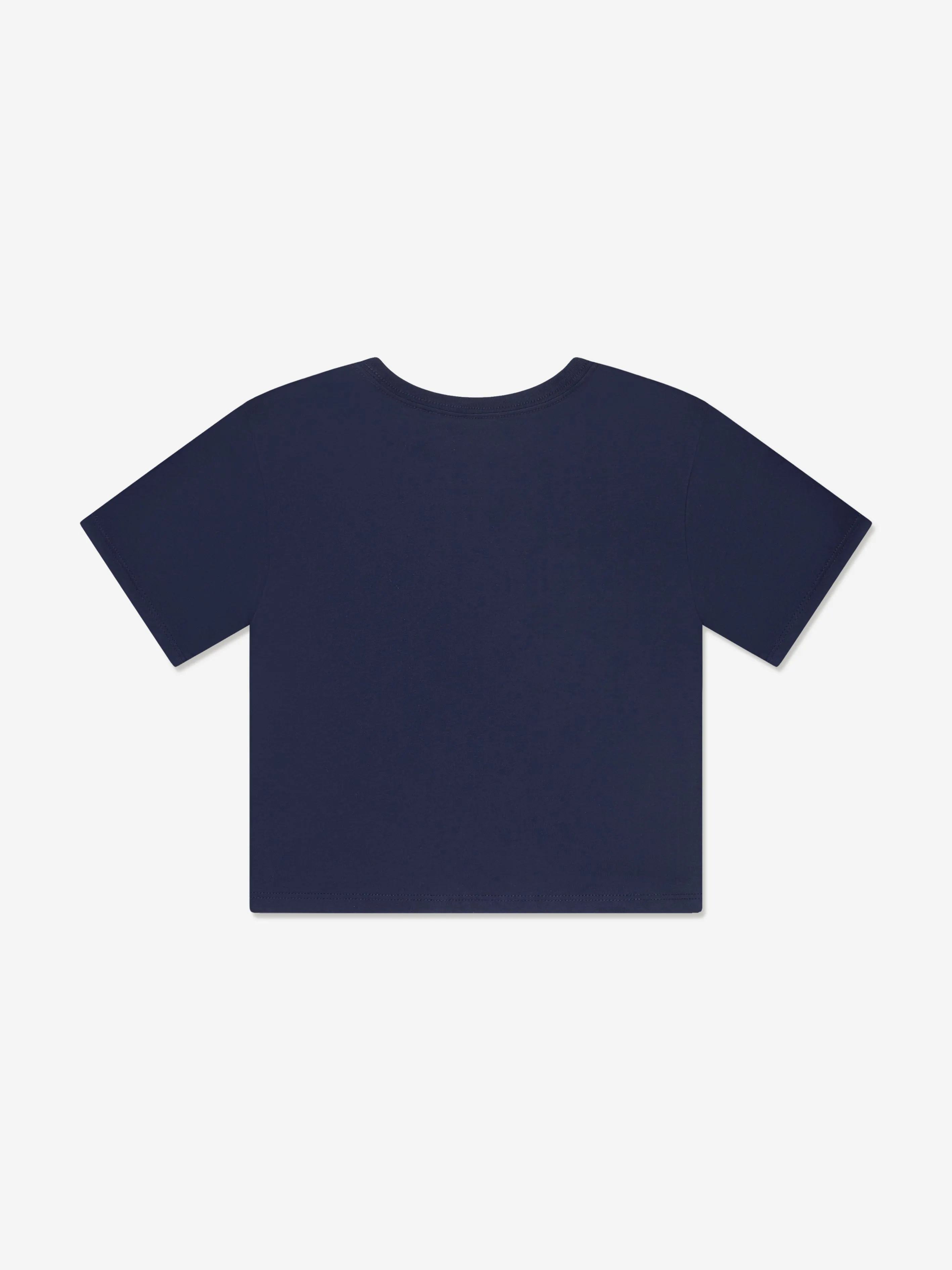 Ralph Lauren Girls Varsity Polo T-Shirt in Navy