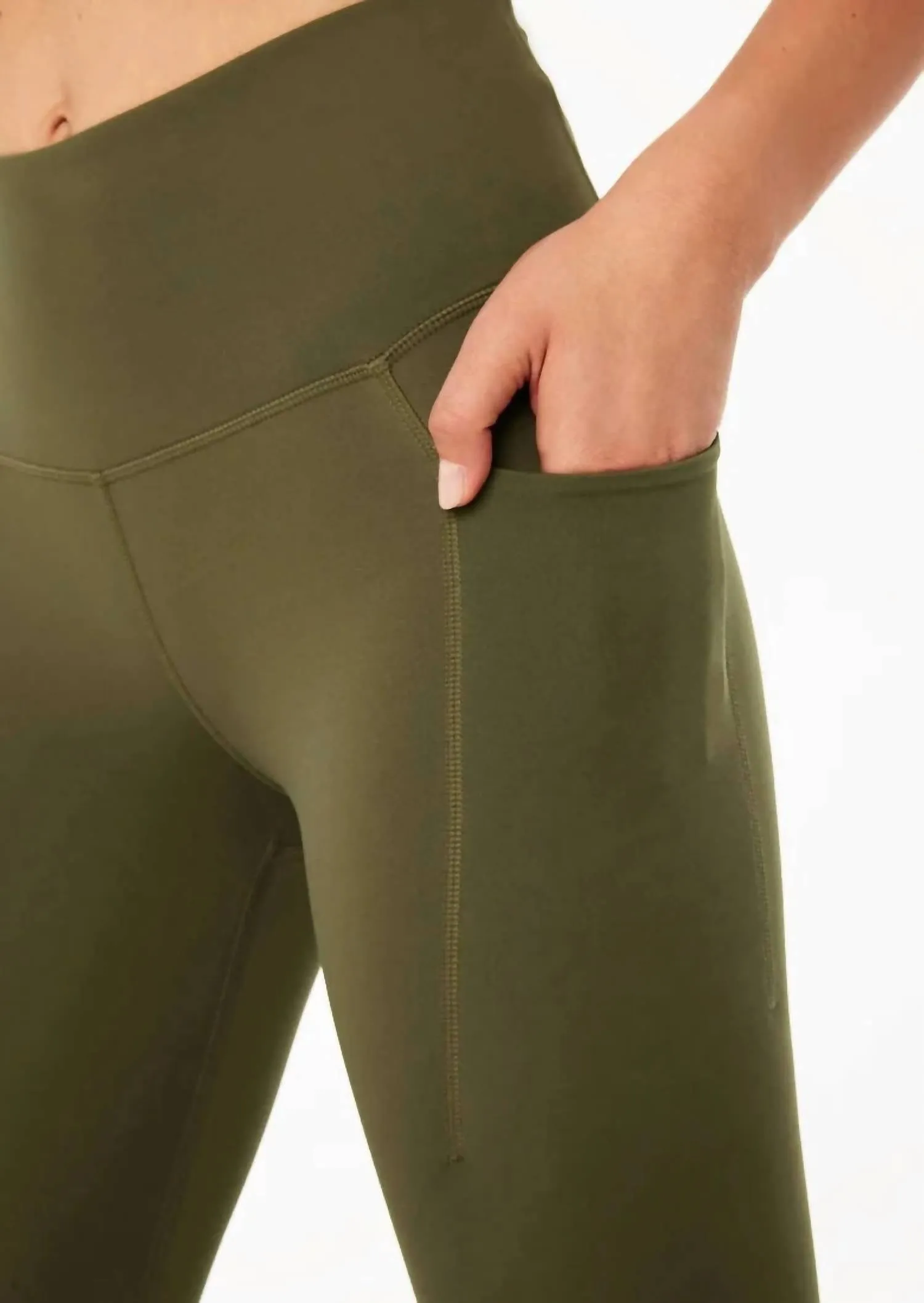 Recalibrate Legging In Khaki