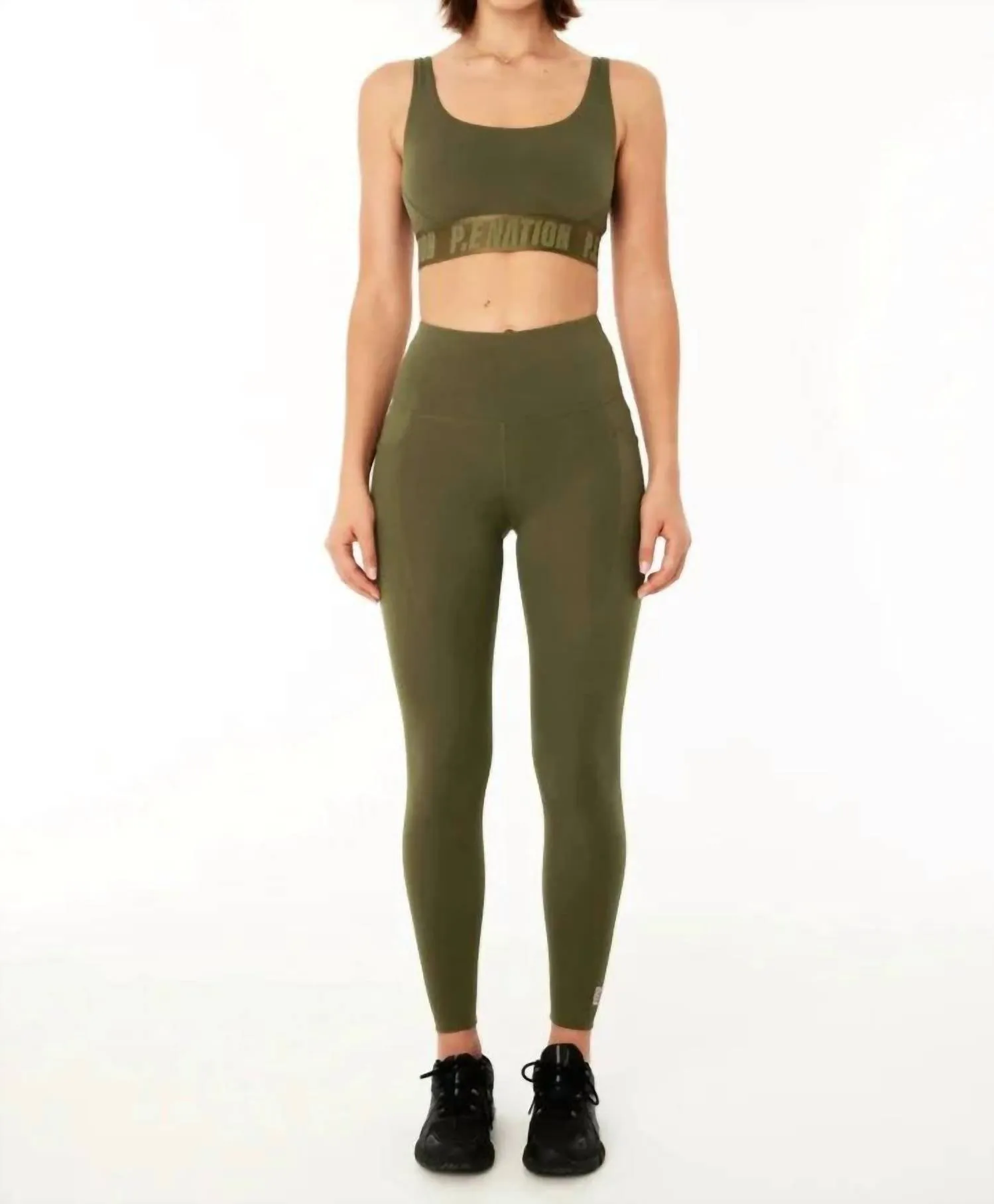 Recalibrate Legging In Khaki