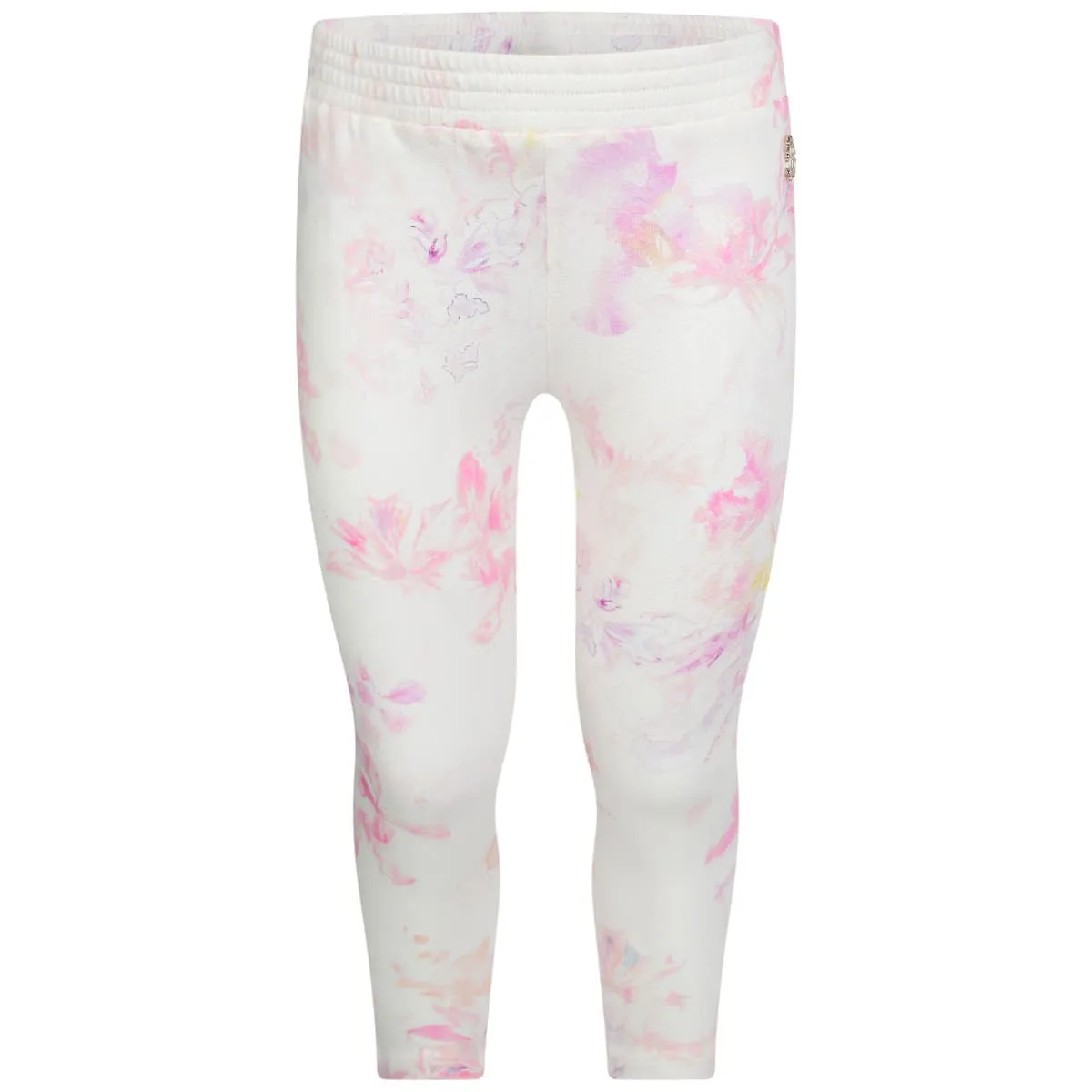 Roberto Cavalli Girls & Pink Floral Print Leggings