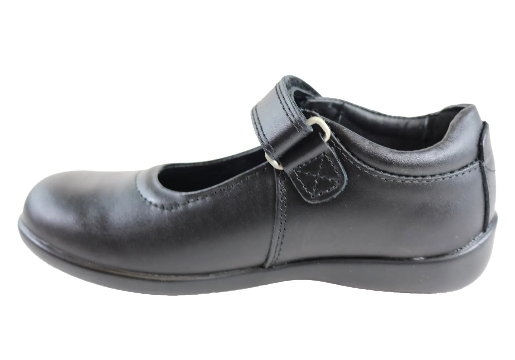 Roc Juliette Junior Girls Comfortable Leather Mary Jane School Shoes Roc Shoes