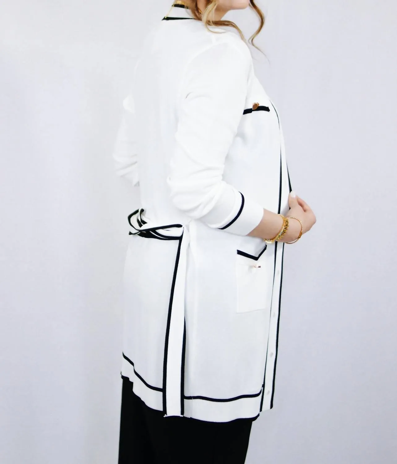 Rose Cardigan In Off White