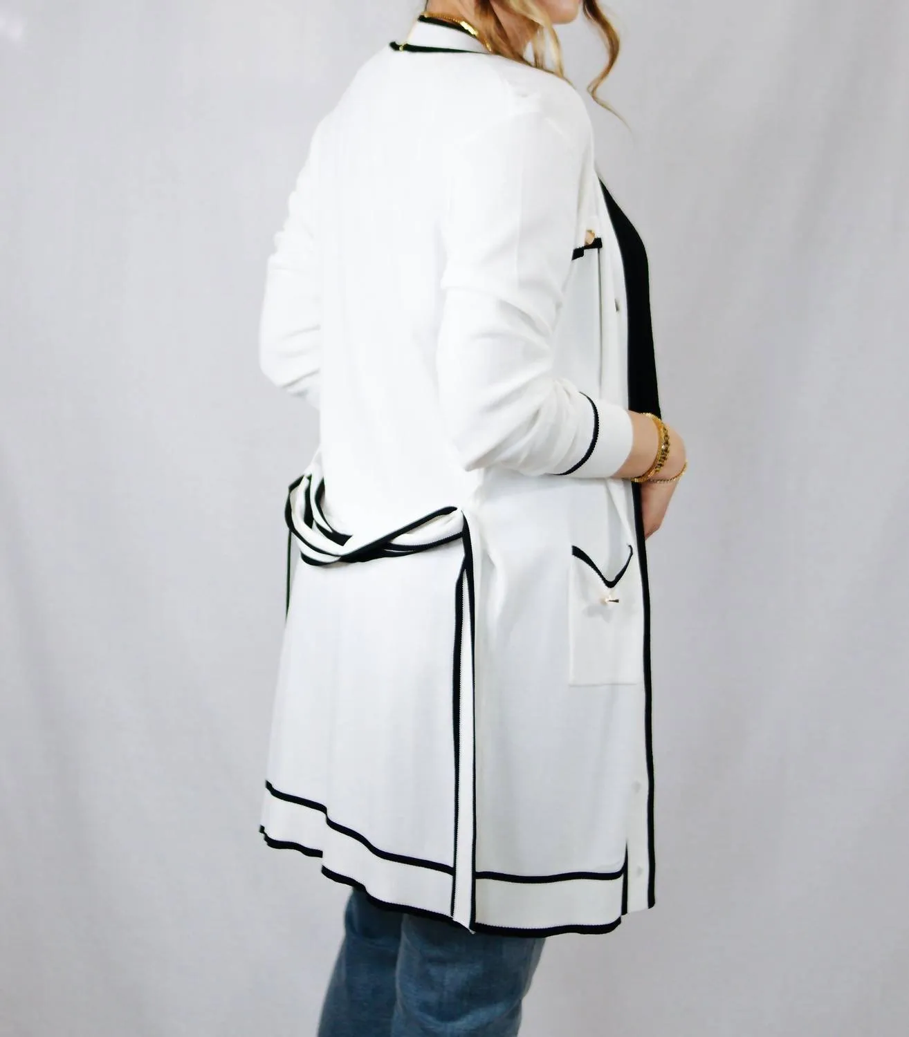 Rose Cardigan In Off White