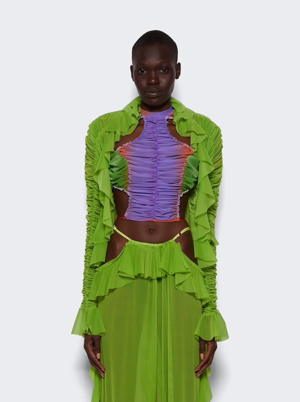 Ruched Bolero