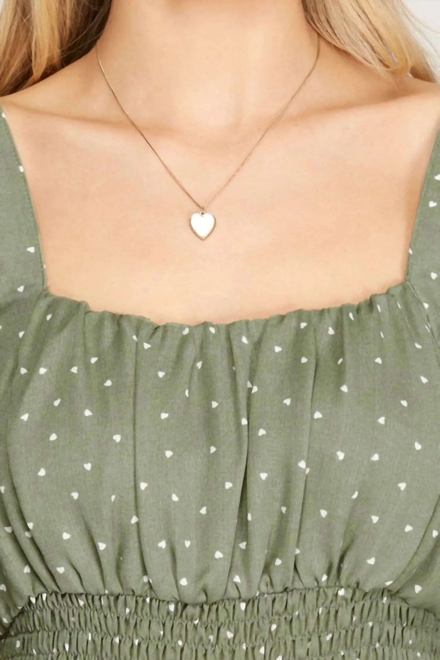 Sage Heart Romper