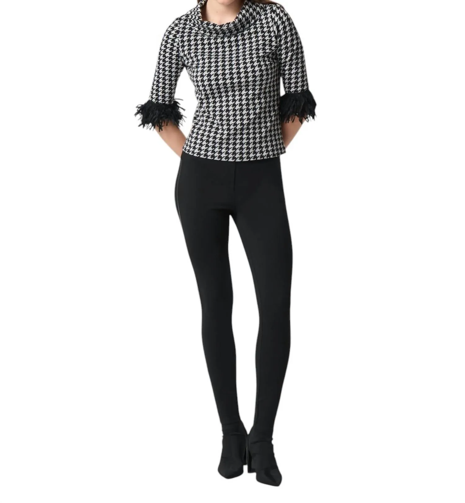Skinny Full Length Leggings In Black