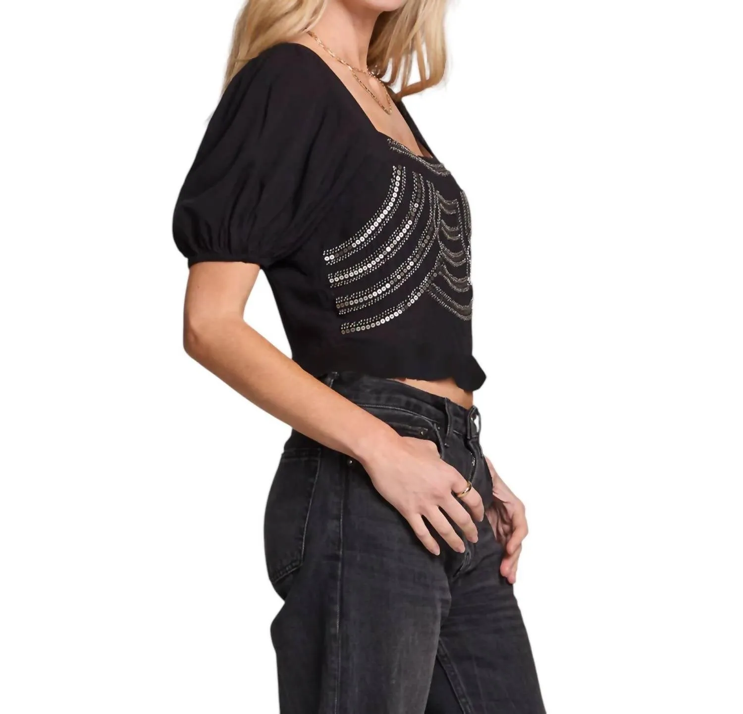 Skyler Top In Black