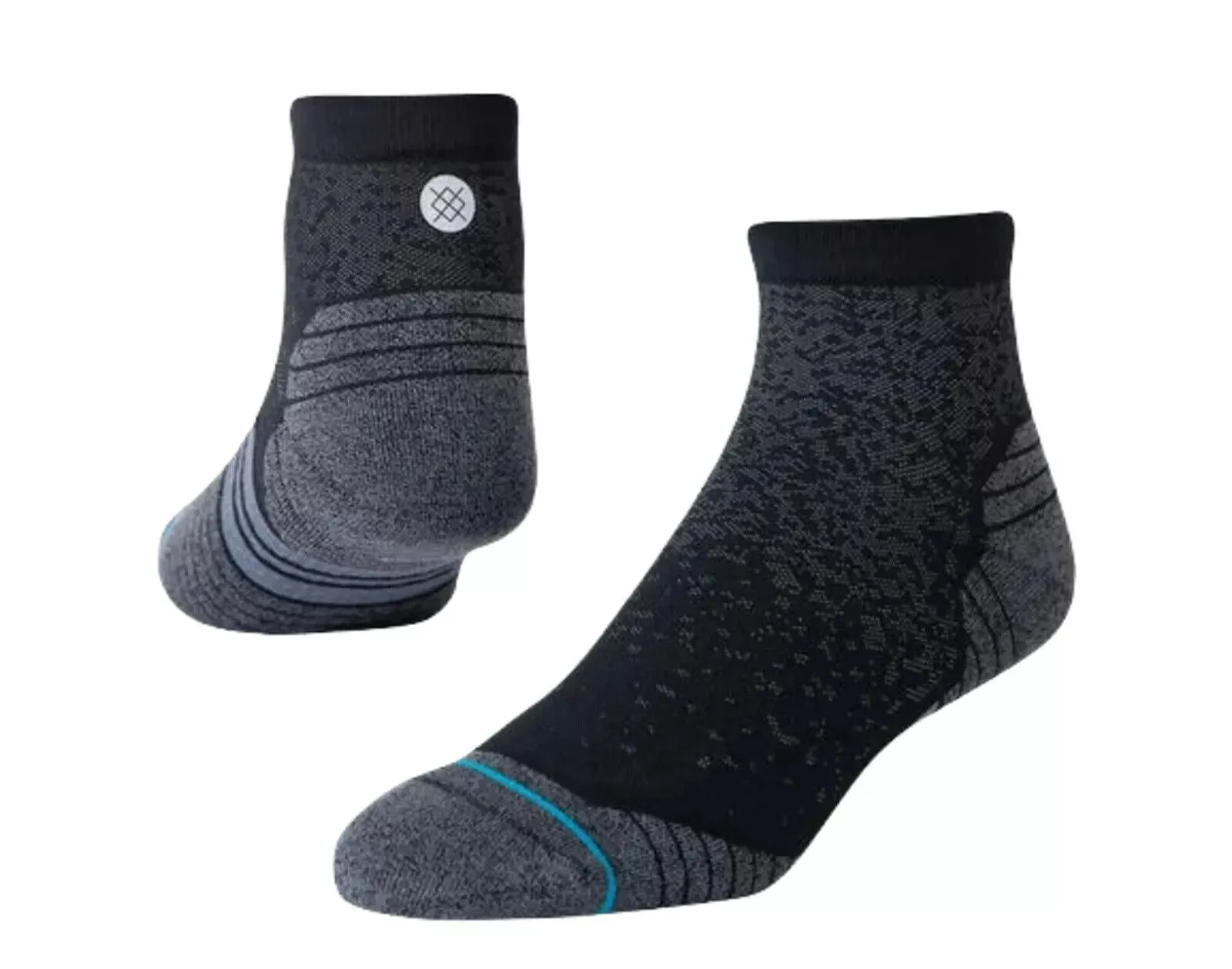 Stance Feel 360 A348A20RQS-BLK Socks Men's Medium Black Performance ERK560