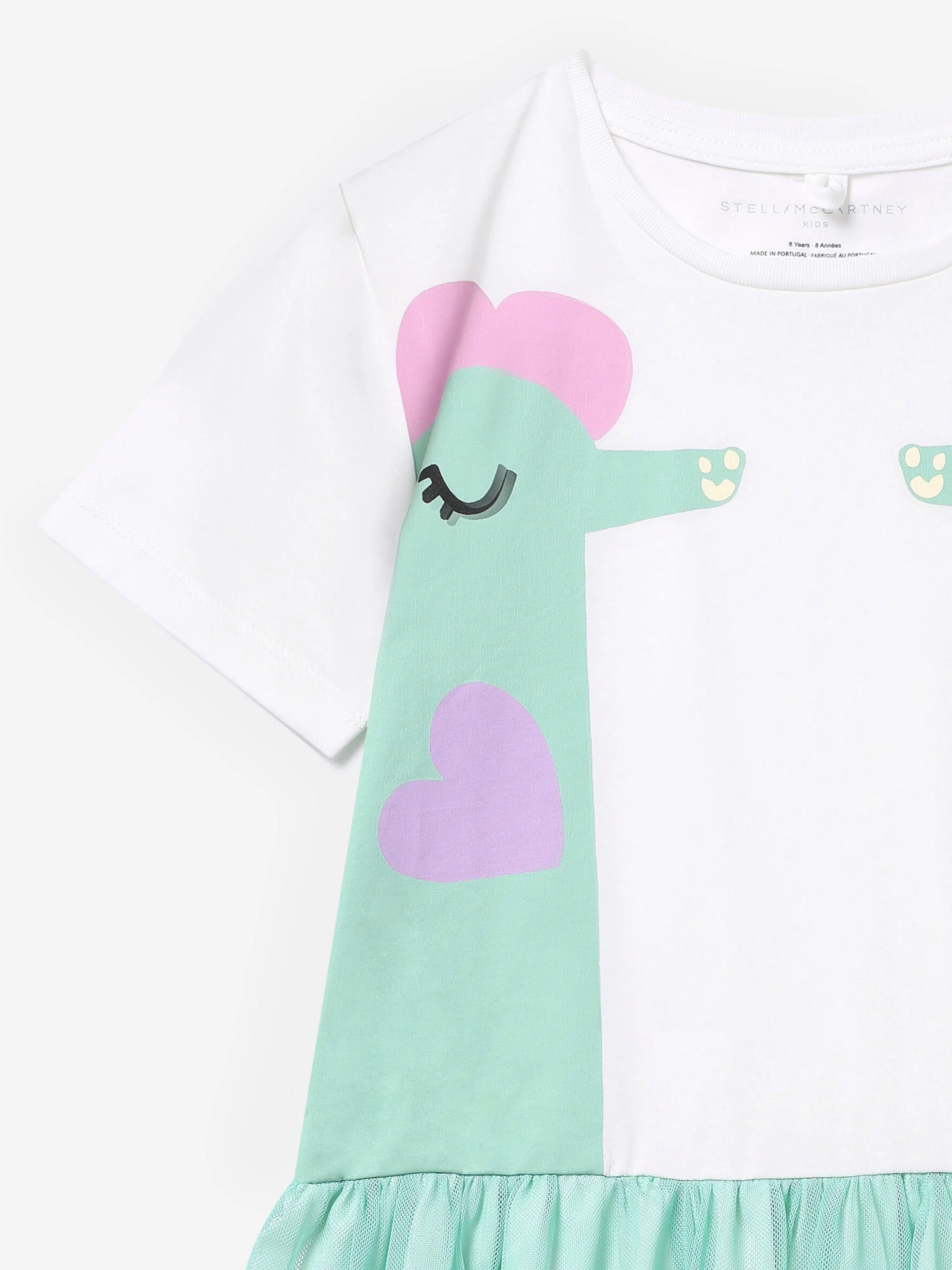 Stella McCartney Baby Girls Seahorses Jersey Dress in Ivory