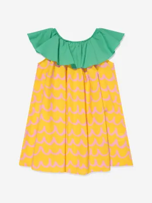 Stella McCartney Girls Pineapple Dress in Yellow