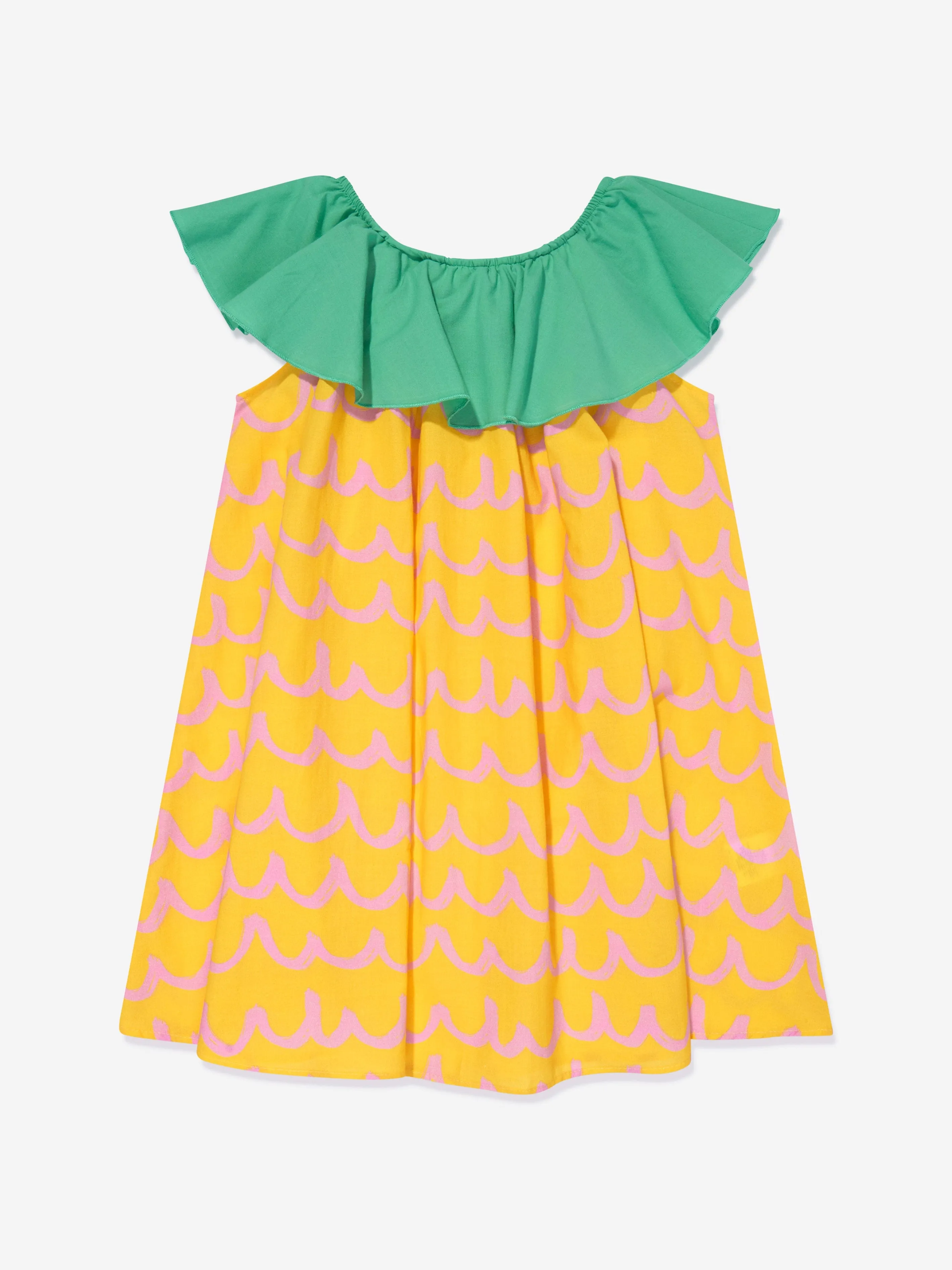 Stella McCartney Girls Pineapple Dress in Yellow