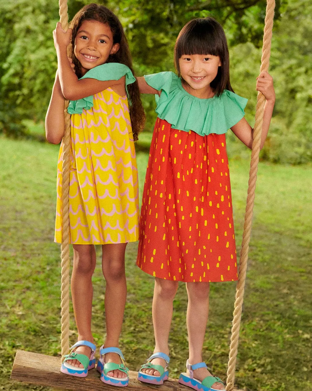 Stella McCartney Girls Pineapple Dress in Yellow