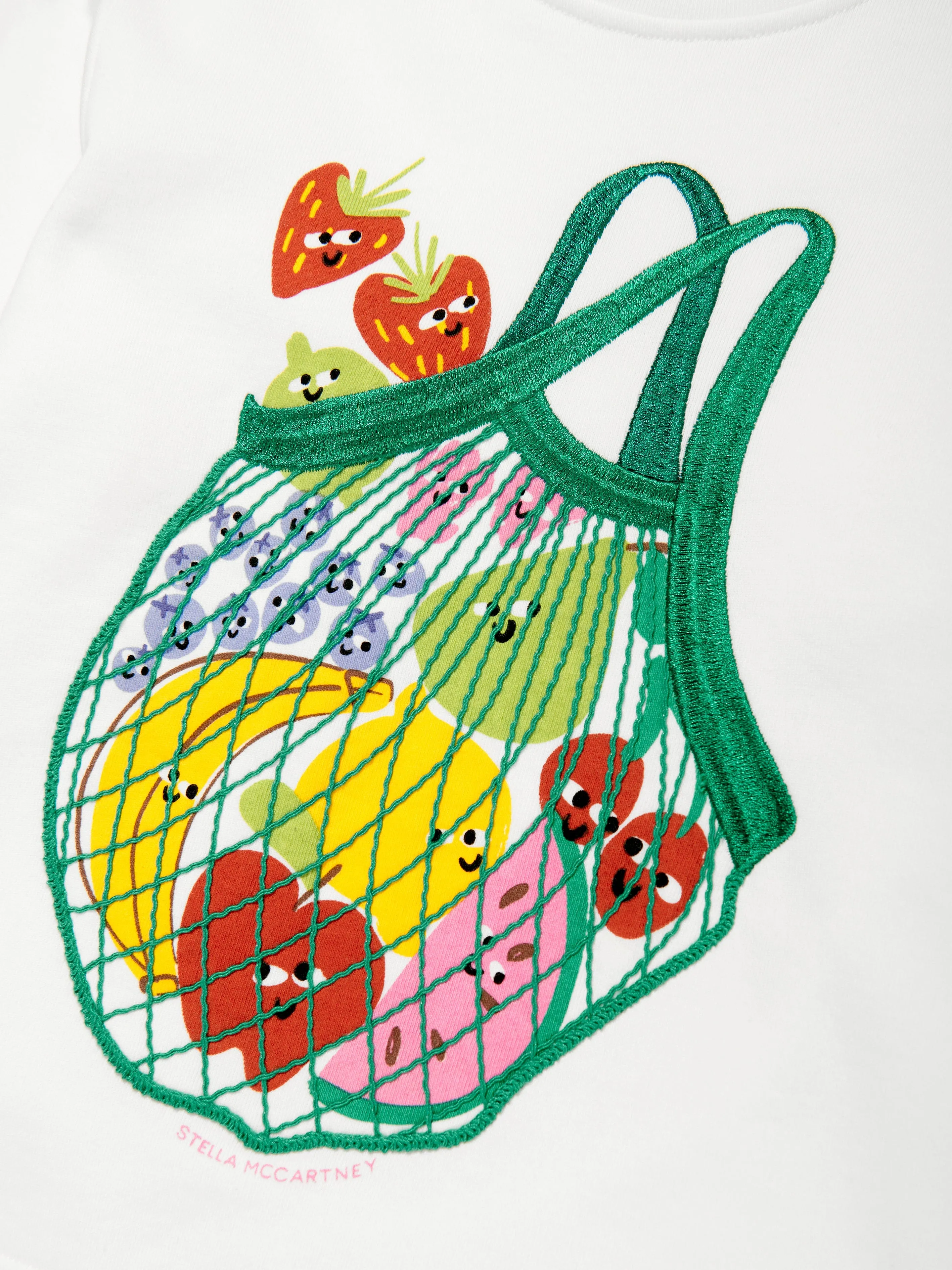 Stella McCartney Girls Shopping Bag Sweatshirt in White