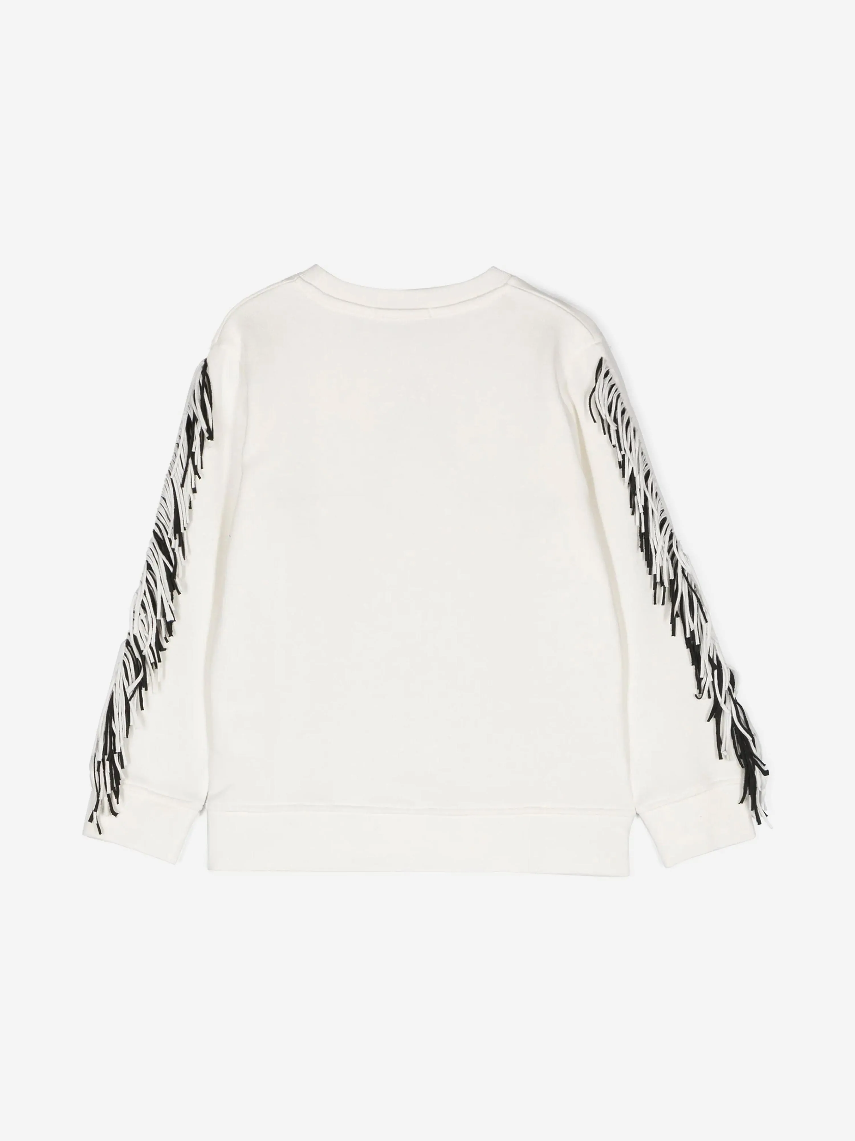 Stella McCartney Girls Tassel Star Sweatshirt in Ivory