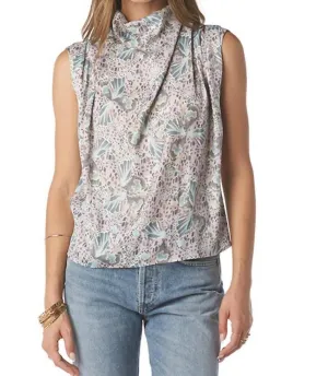 Tierney Top In Pebble Butterfly