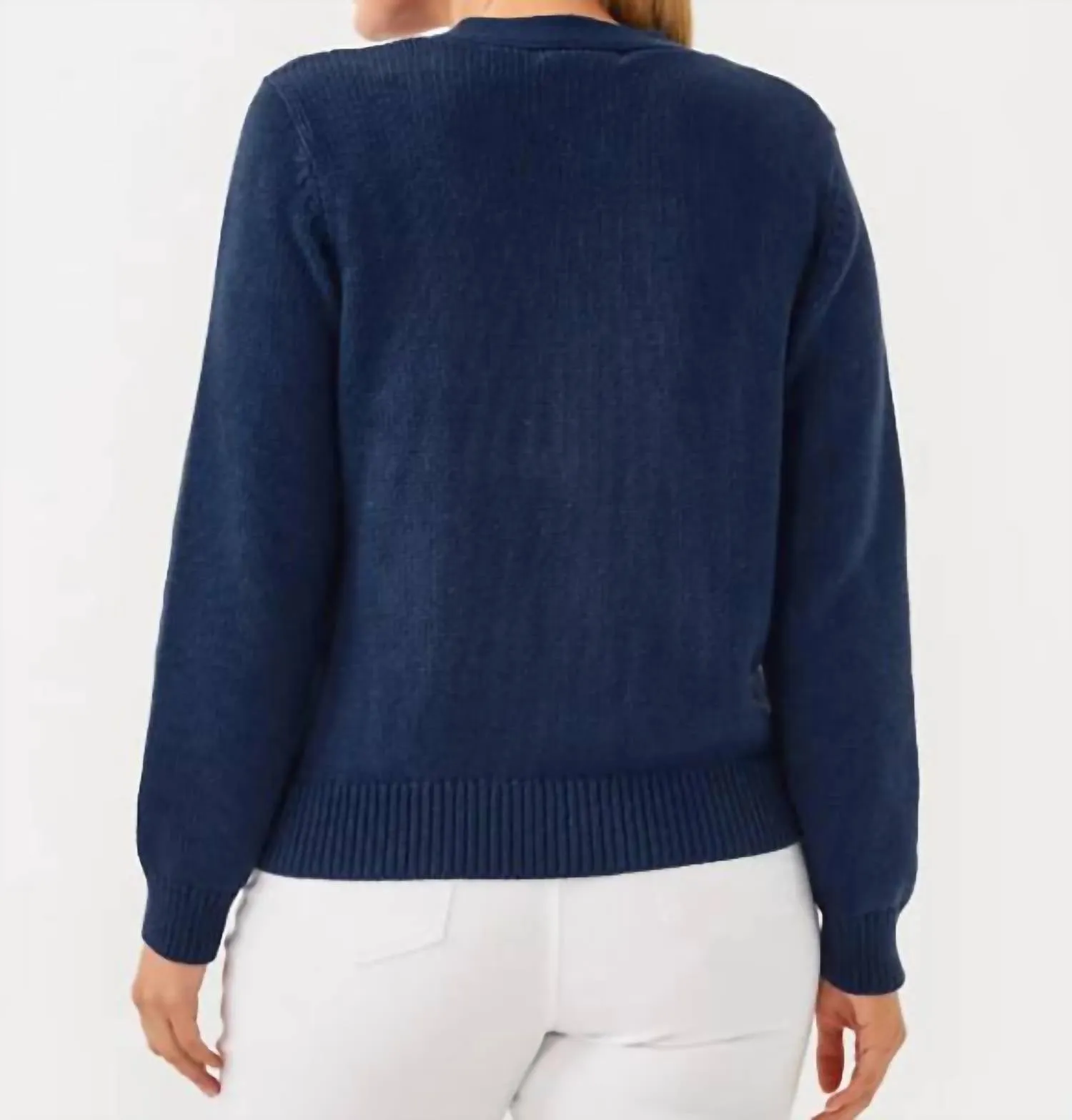Tippery Cardigan In Low Tide Navy