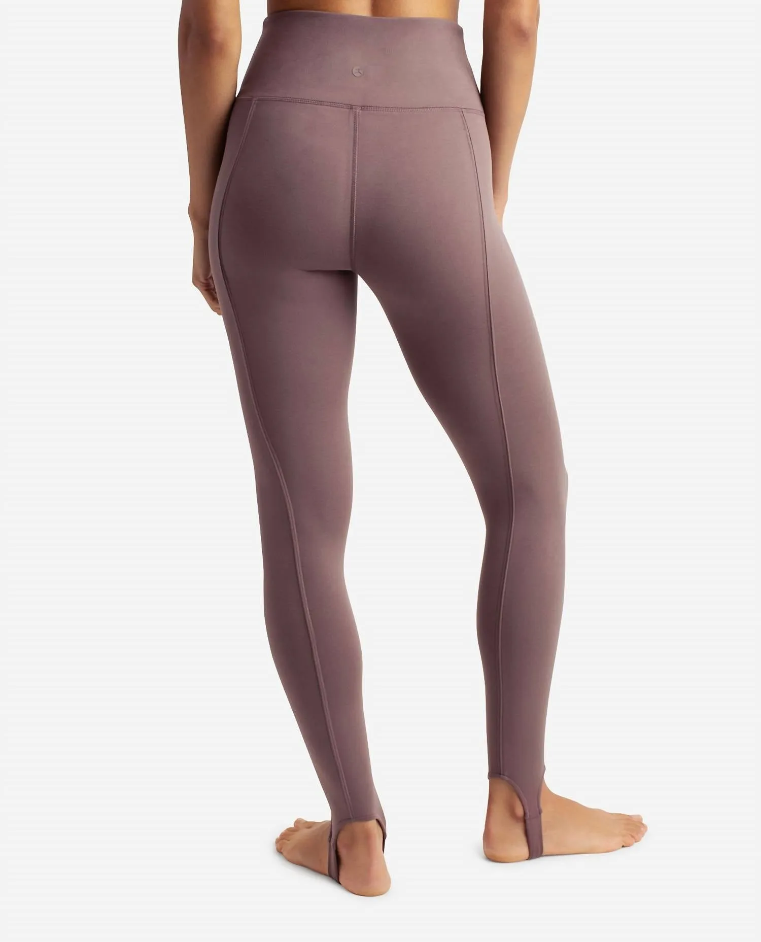 Truffle Stirrup Leggings In Plum Truffle
