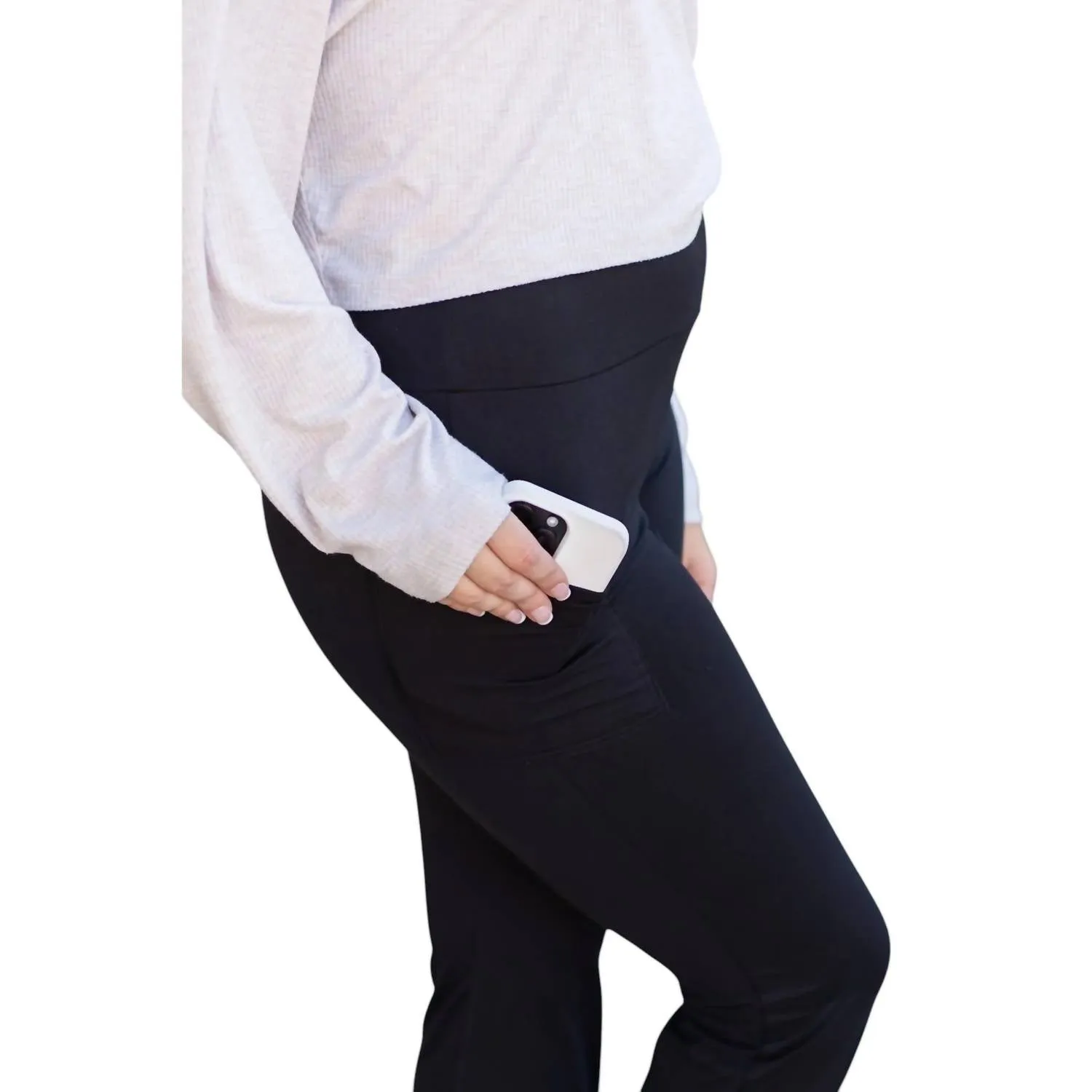 Vanessa Bootcut Leggings In Black