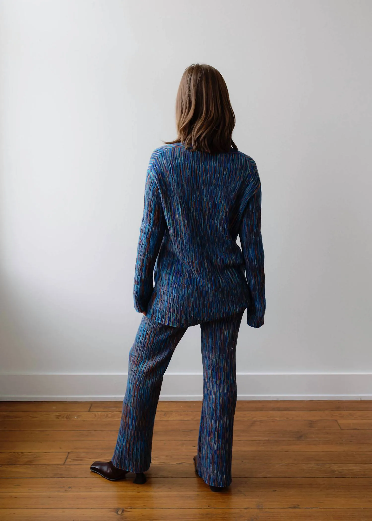 Vega Cardigan In Multi Blue