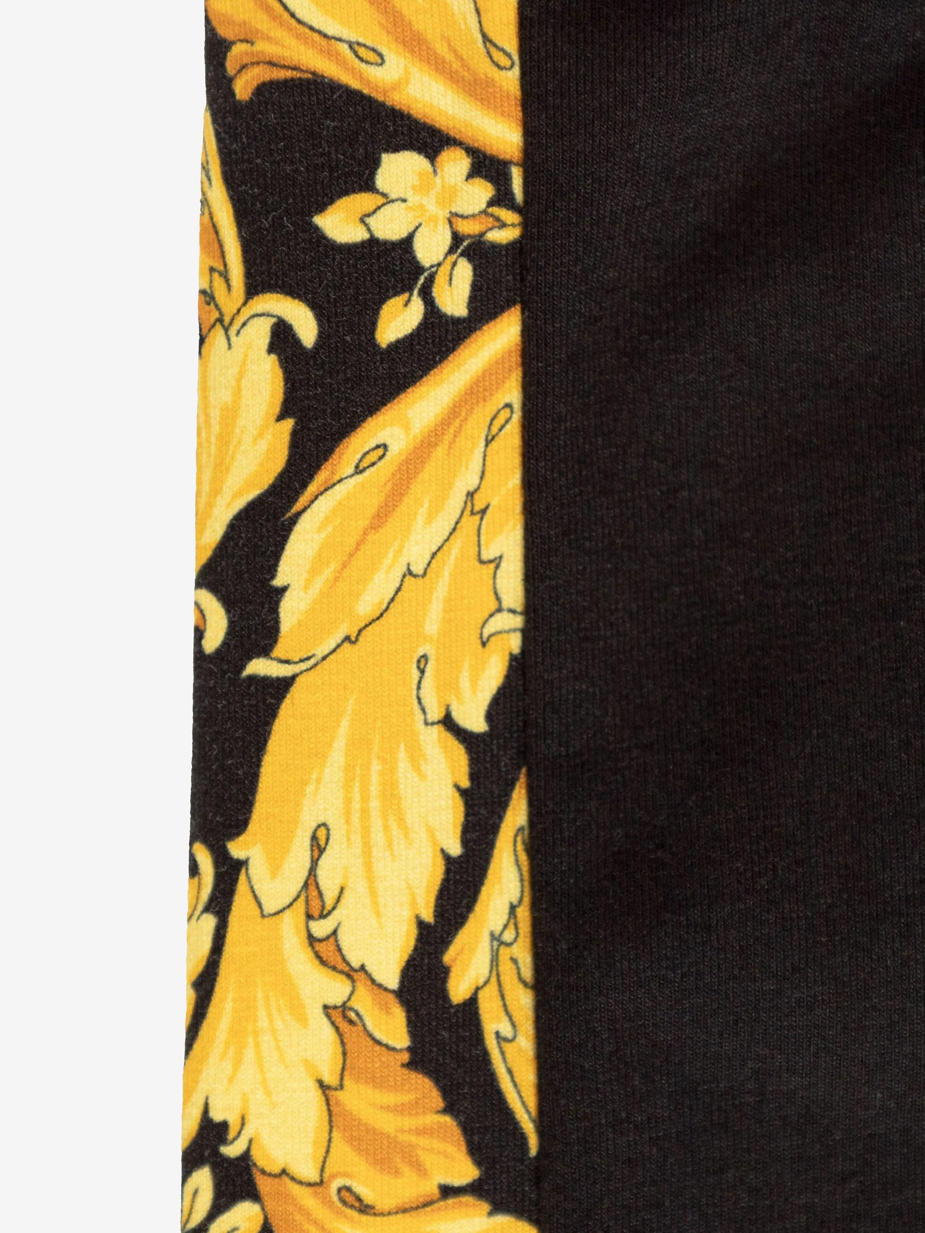 Versace Girls Logo Leggings in Black