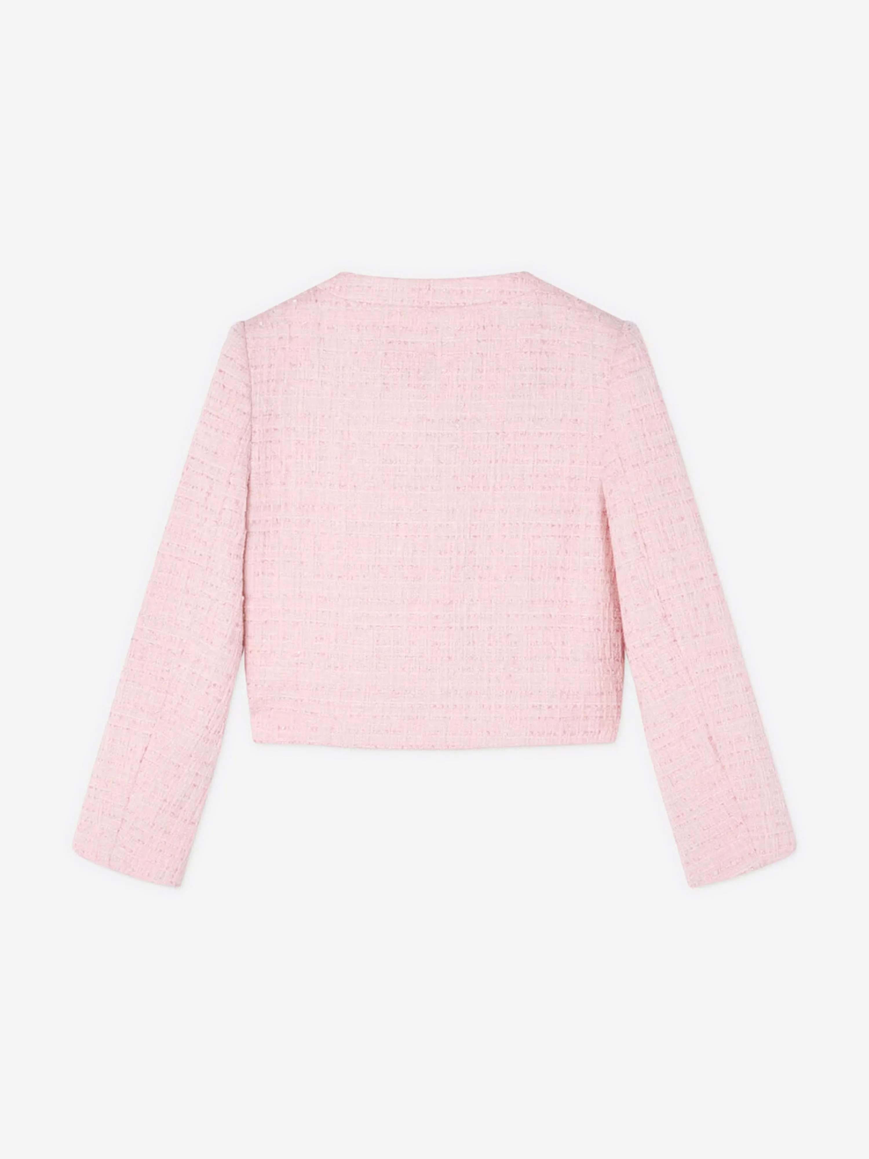 Versace Girls Tweed Jacket in Pink