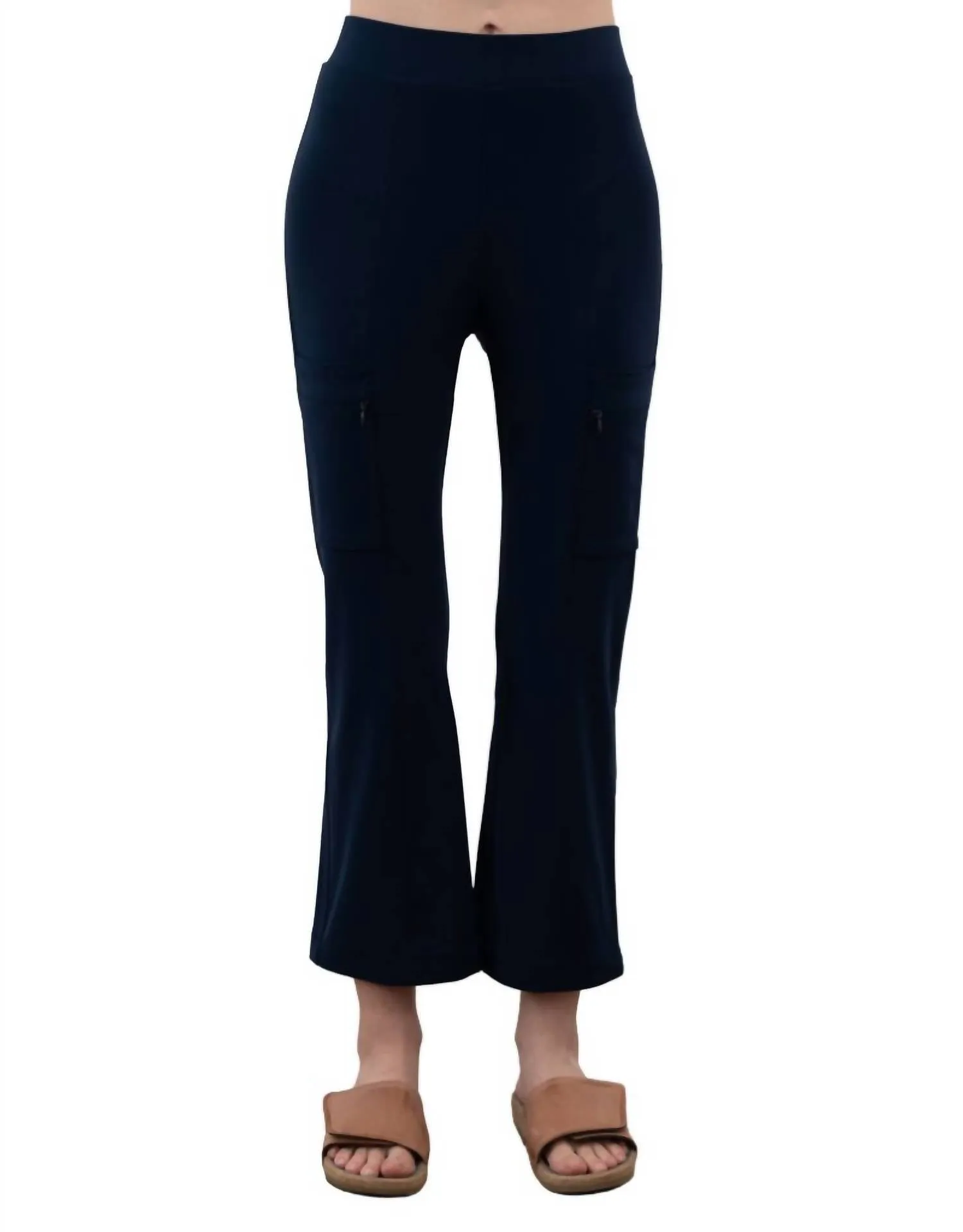 Vista Tech Stretch Flare Leggings In Black