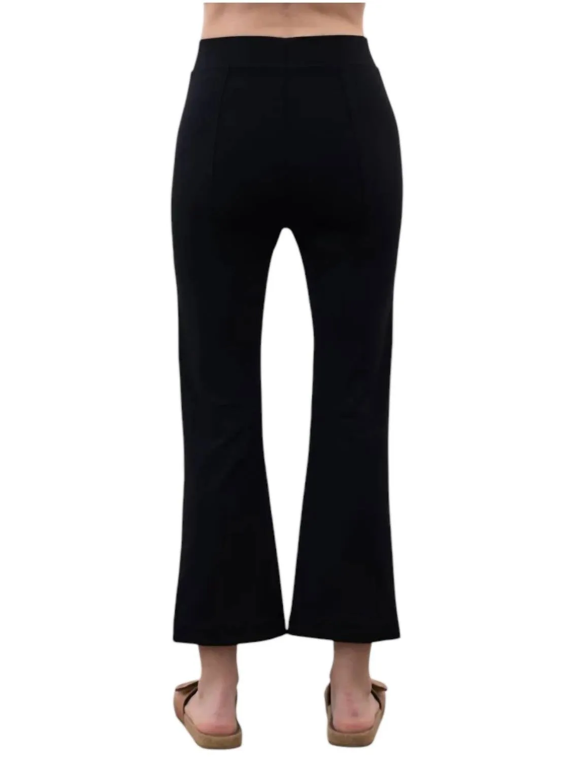 Vista Tech Stretch Flare Leggings In Black