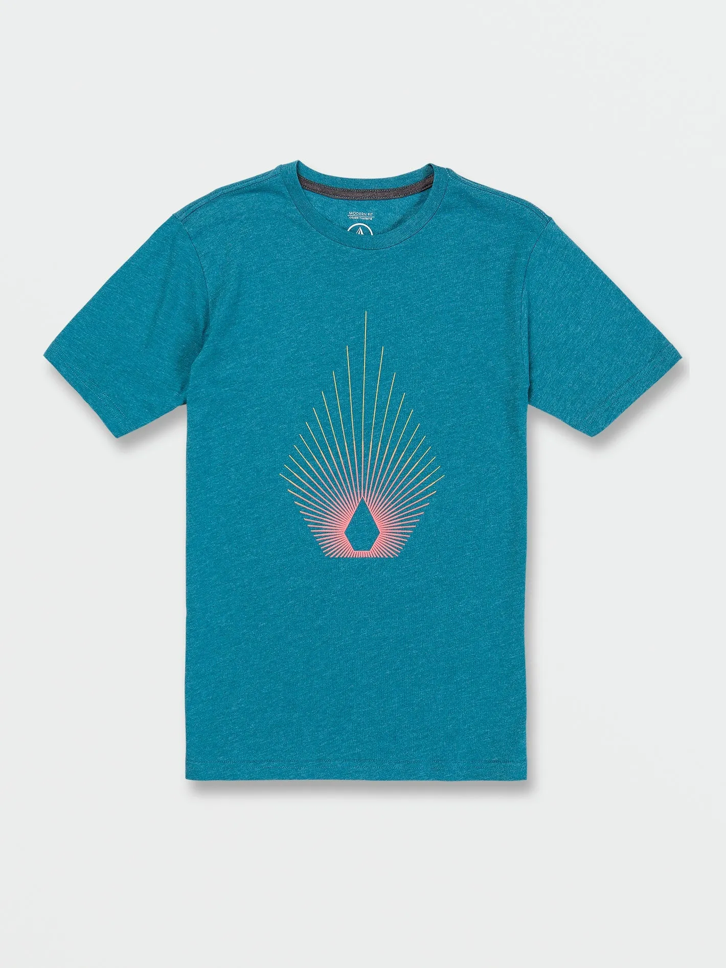 Volcom Blister Short Sleeve Tee Ocean Teal Heather Volcom