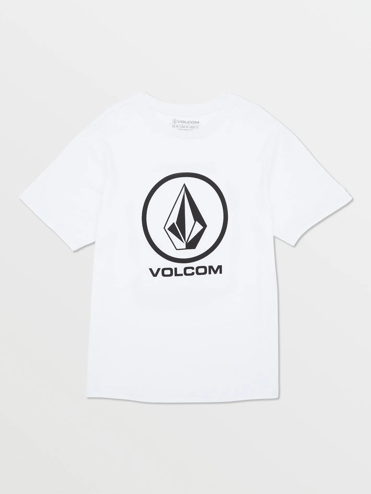 Volcom Crisp Stone Short Sleeve Tee White Volcom