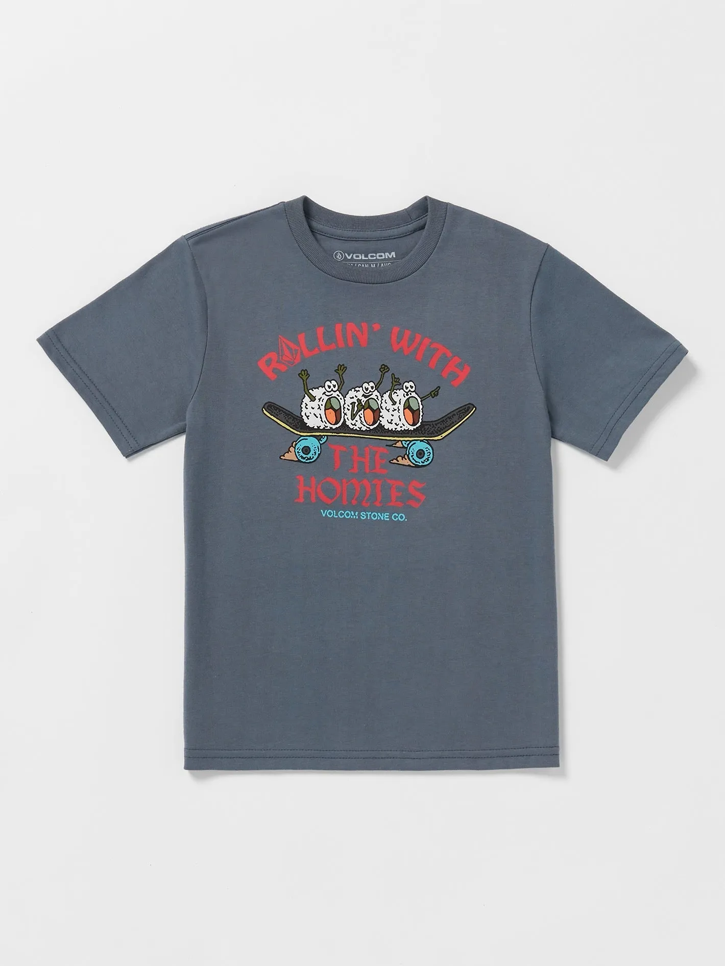 Volcom Fresh Catch Short Sleeve Tee Dark Slate Volcom