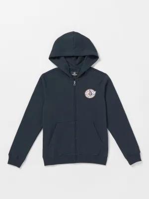Volcom Hi Flyer Zip Boys Jacket (Age 8-14) Navy Volcom