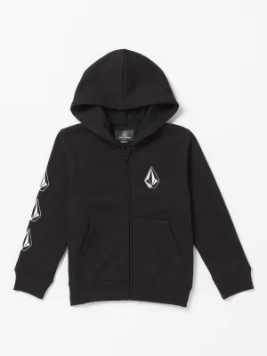 Volcom Iconic Stone Zip Boys Jacket (Age 2-7) Black Volcom