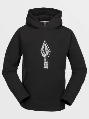 Volcom Kids Hotlapper Fleece Pullover Black Volcom