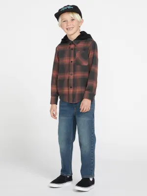 Volcom Neta Stone Hooded Flannel Stealth Volcom