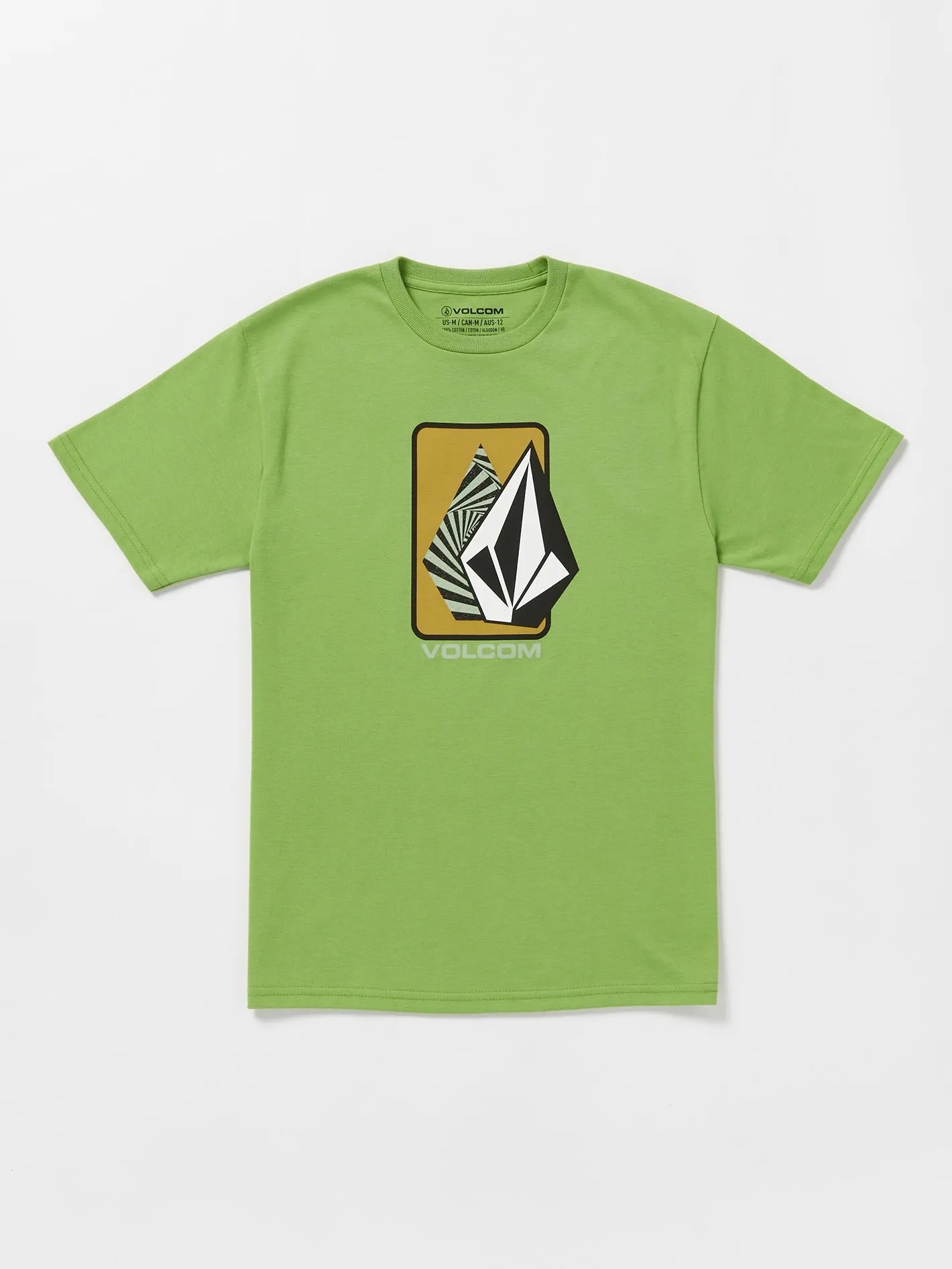 Volcom Ramp Stone Geo Short Sleeve Tee Seaweed Green Volcom